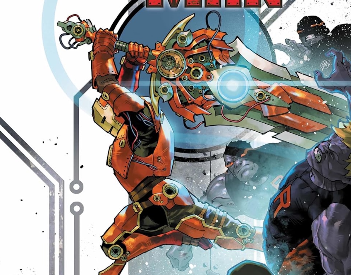 In 'Iron Man' #3, Tony Stark doesn't speak softly and carries a really big sword