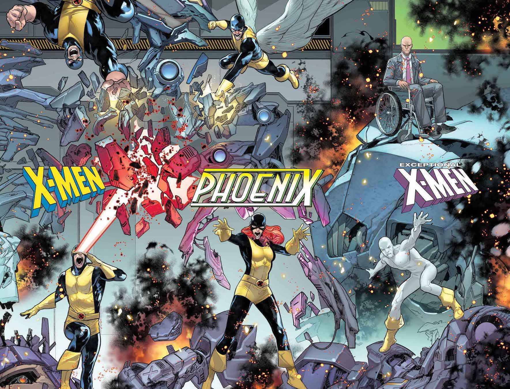 Original X-Men connecting cover by R.B. Silva gets