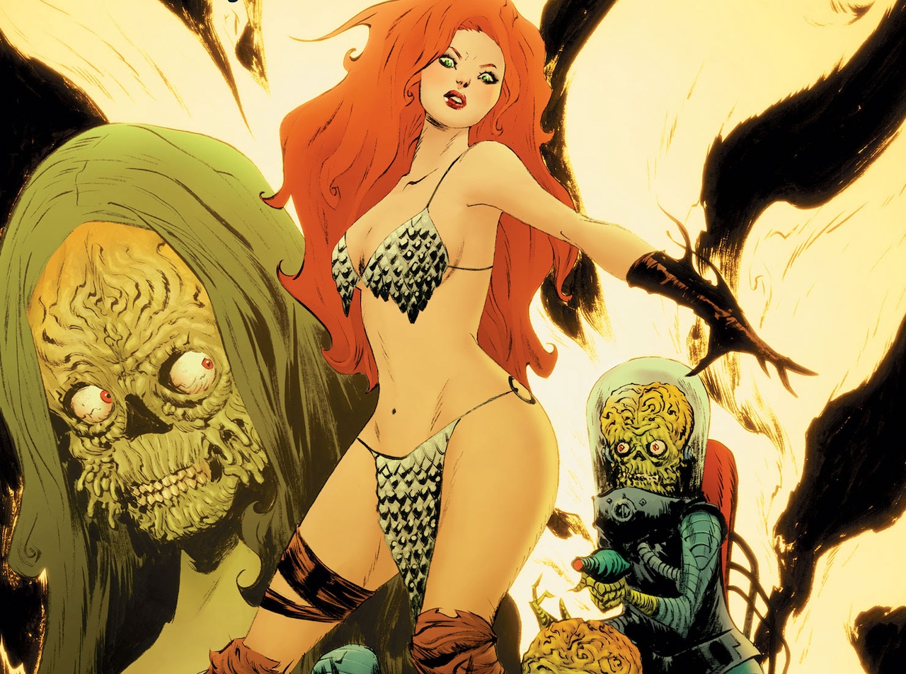 Jay Stephens on merging sword-and-sorcery with sci-fi chaos in 'Red Sonja Attacks Mars'