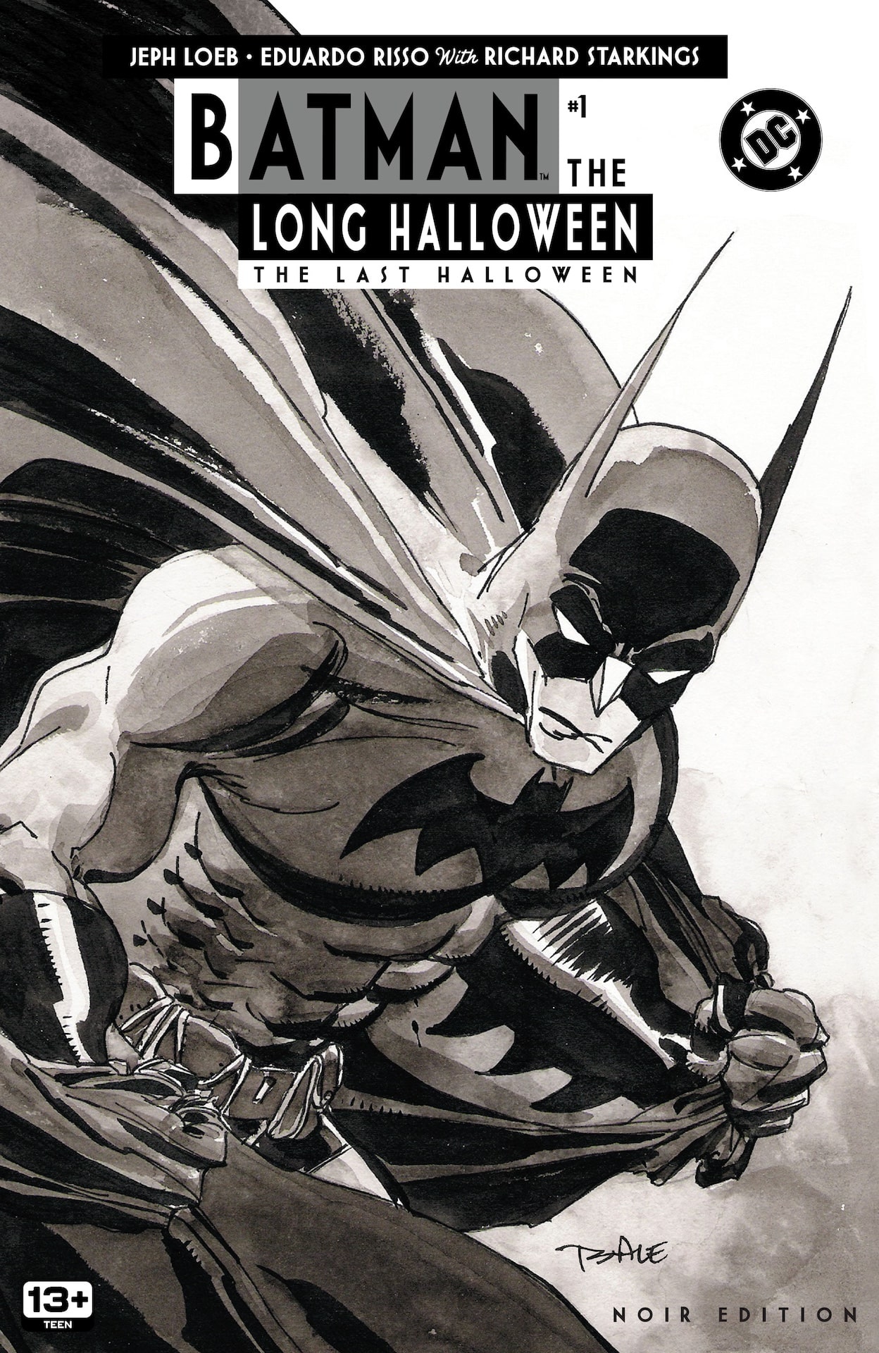 DC Preview: Batman: The Long Halloween – The Last Halloween: Noir Edition #1