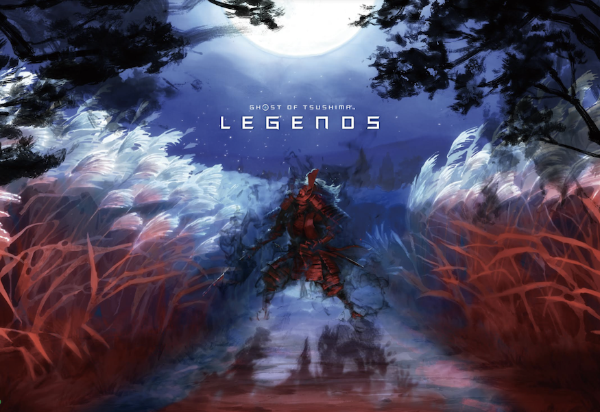 ghosts of Tsushima legends anime key art