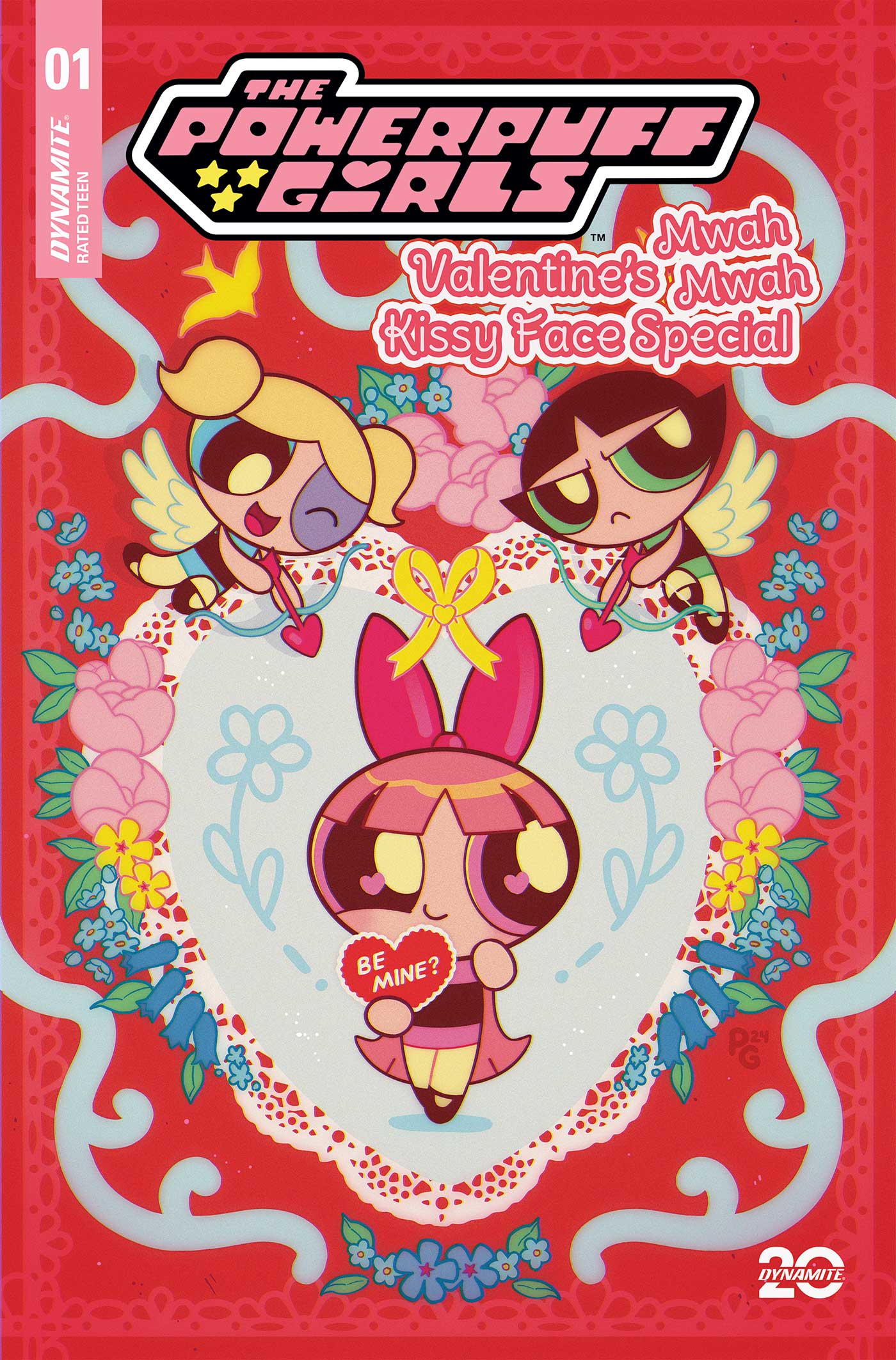EXCLUSIVE Dynamite Preview: The Powerpuff Girls: Valentine's Mwah Mwah Kissy Face Special