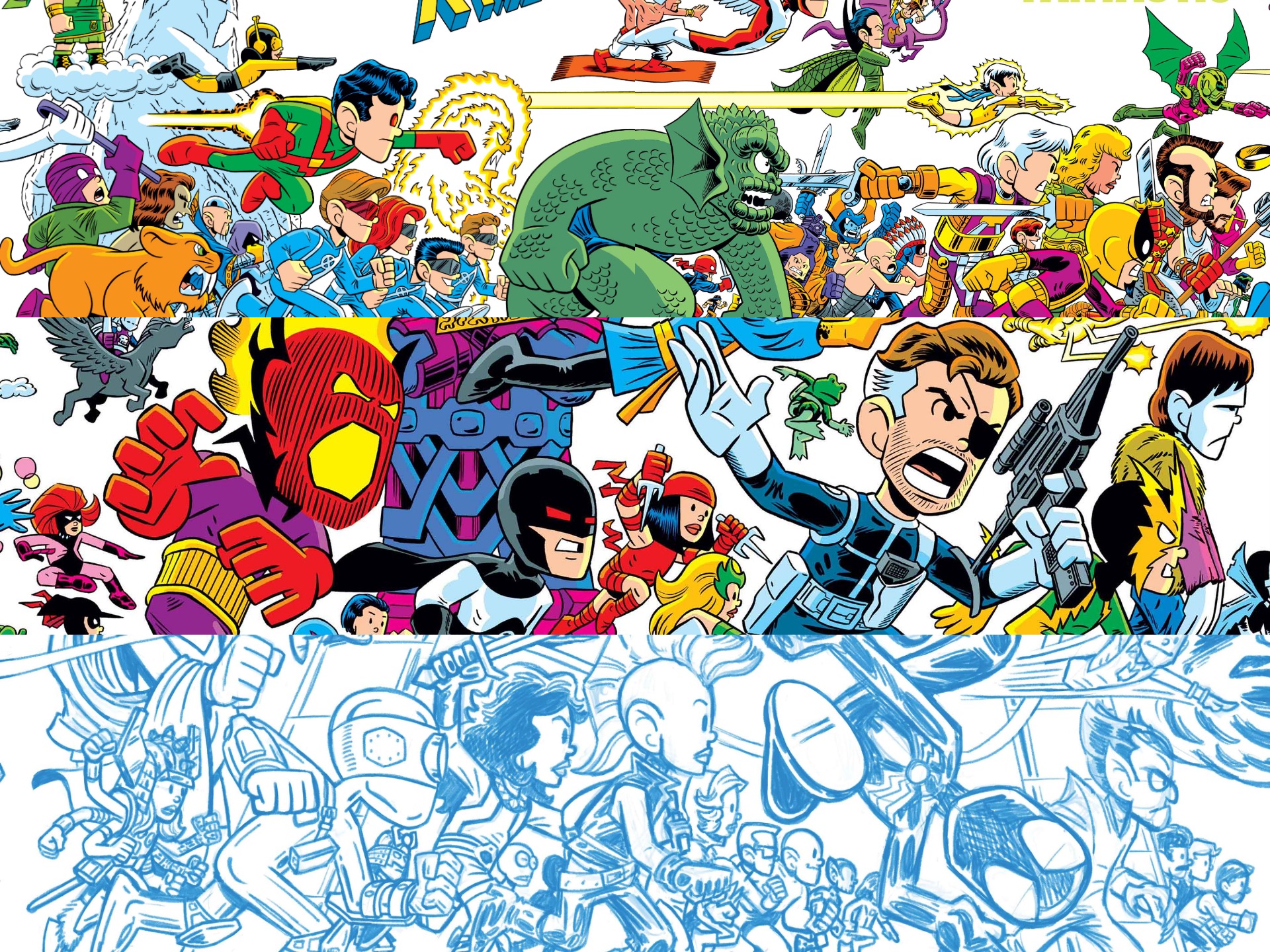 Marvel reveals Chris Giarrusso's variant cover series for April 2025