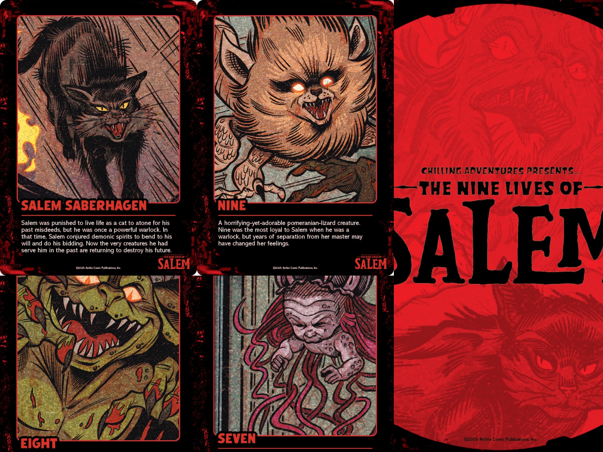 EXCLUSIVE Archie First Look: 'The Nine Lives of Salem' digital trading cards
