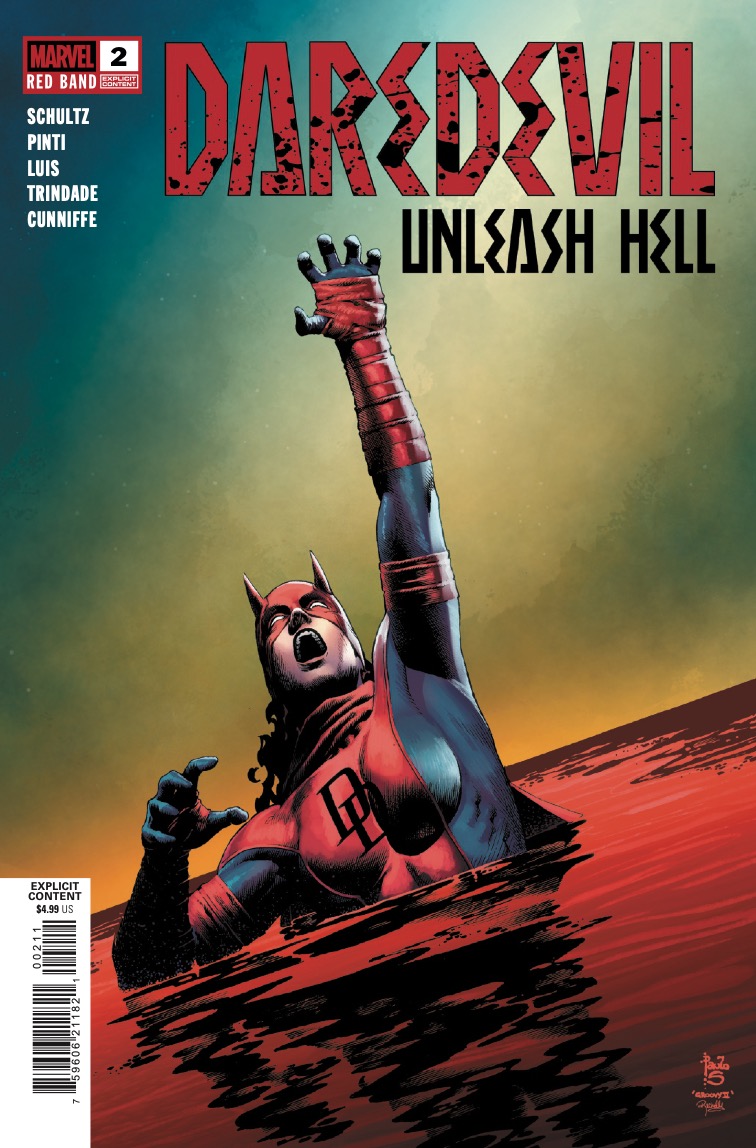 Marvel Preview: Daredevil: Unleash Hell - Red Band #2