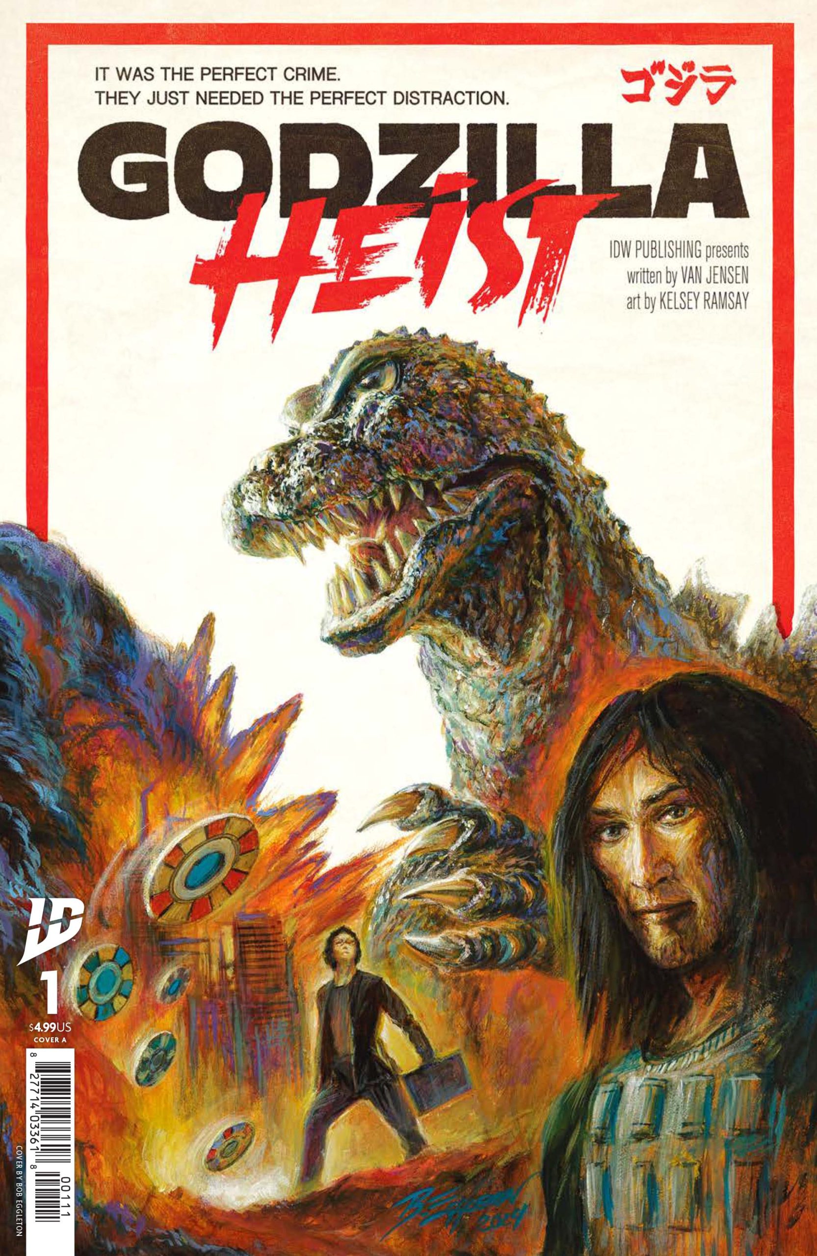 IDW Preview: Godzilla: Heist #1