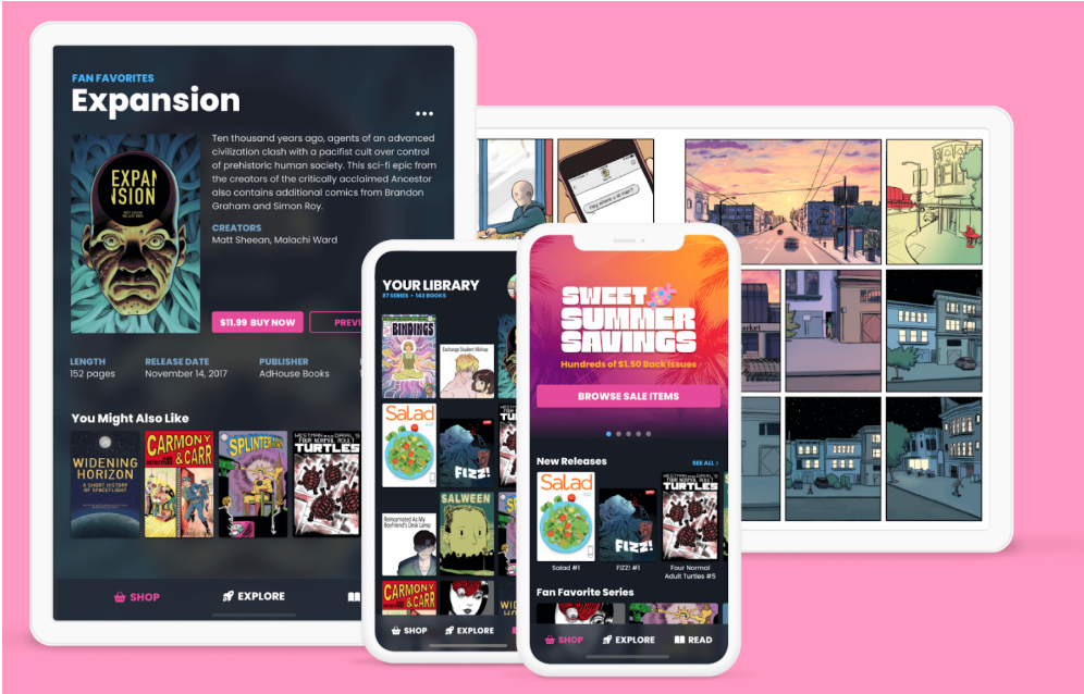 Image Comics joins upcoming comics app 'Sweet Shop'