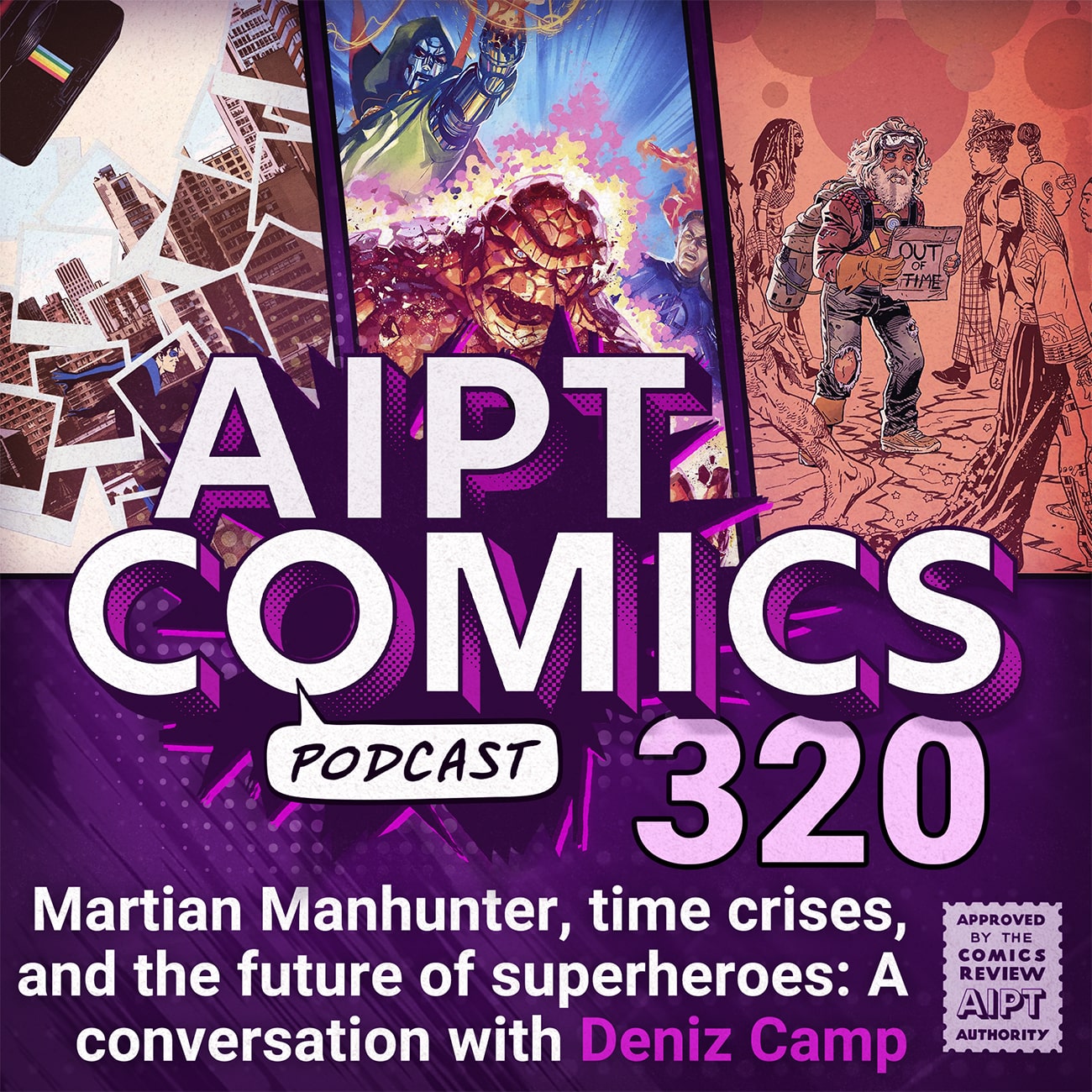 AIPT Comics Podcast Episode 320: Martian Manhunter, time crises, and the future of superheroes: A conversation with Deniz Camp