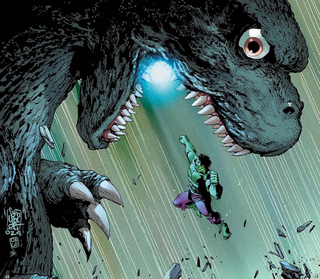 'Godzilla vs. Hulk' #1 is visually thrilling