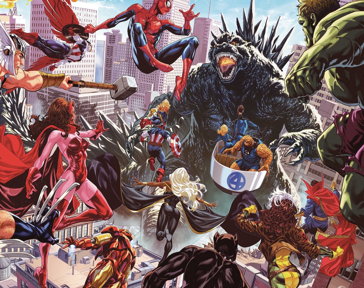 New five-part event 'Godzilla Destroys the Marvel Universe' starting July 2025