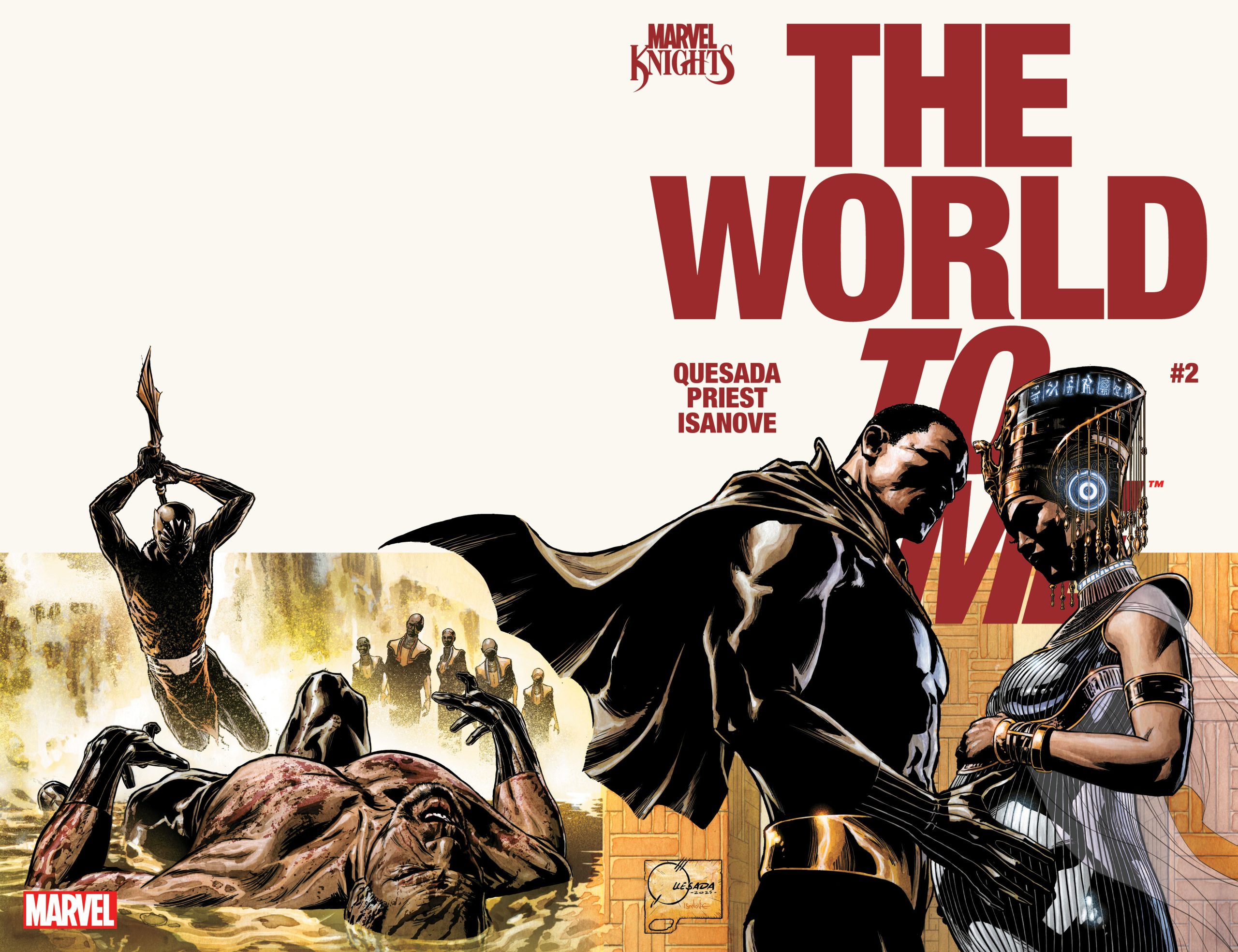 Wraparound cover for 'Marvel Knights: The World to Come' #2 revealed