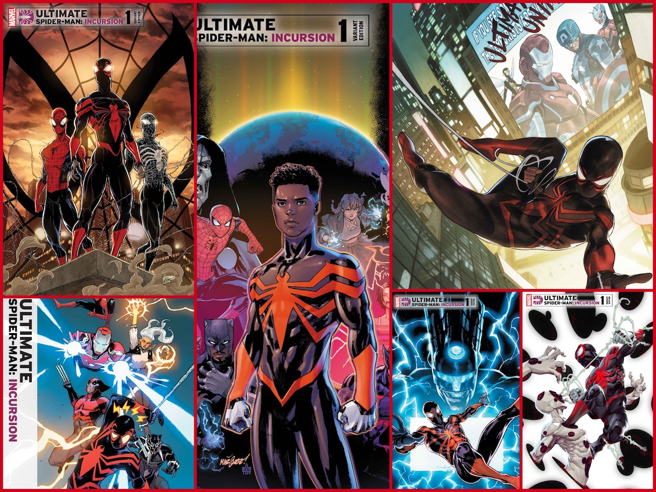 Marvel reveals every cover to 'Ultimate Spider-Man: Incursion' #1