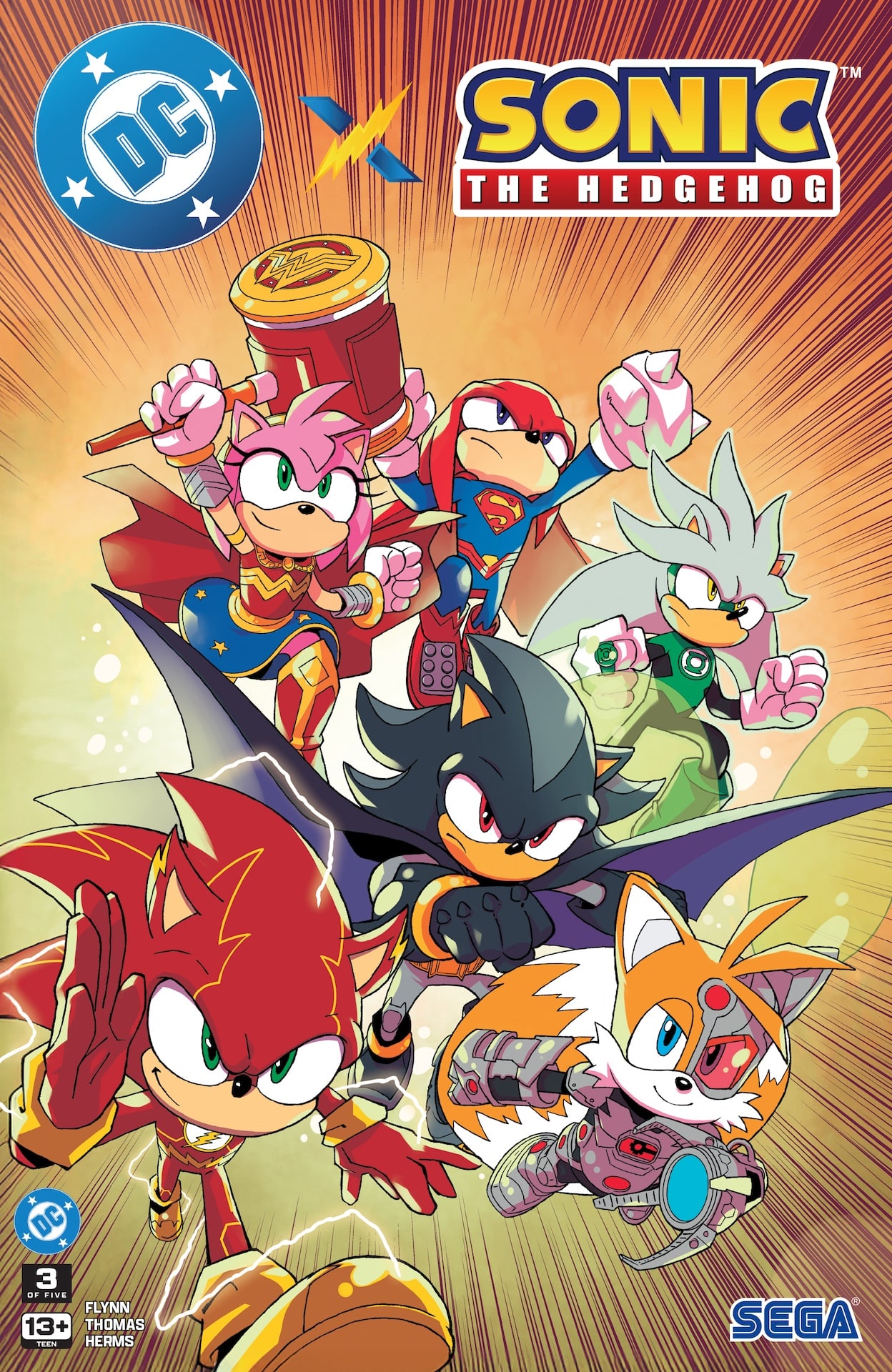 DC Preview: DC x Sonic the Hedgehog #3