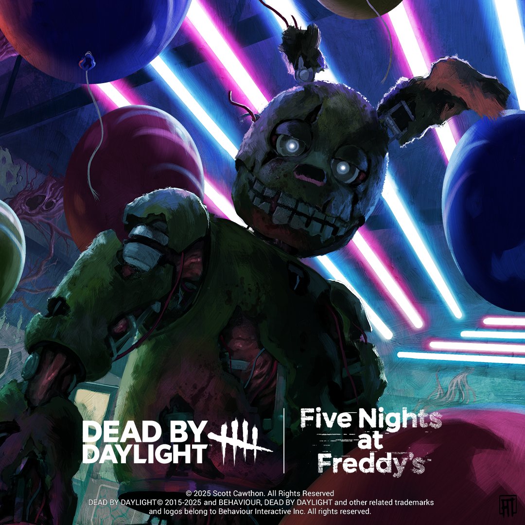 Dead by Daylight: Five Nights at Freddy’s promo image.