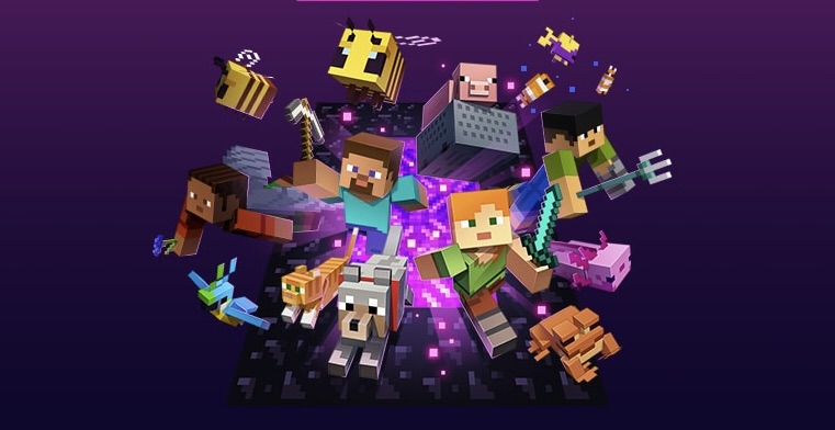 Minecraft Realms promo image.