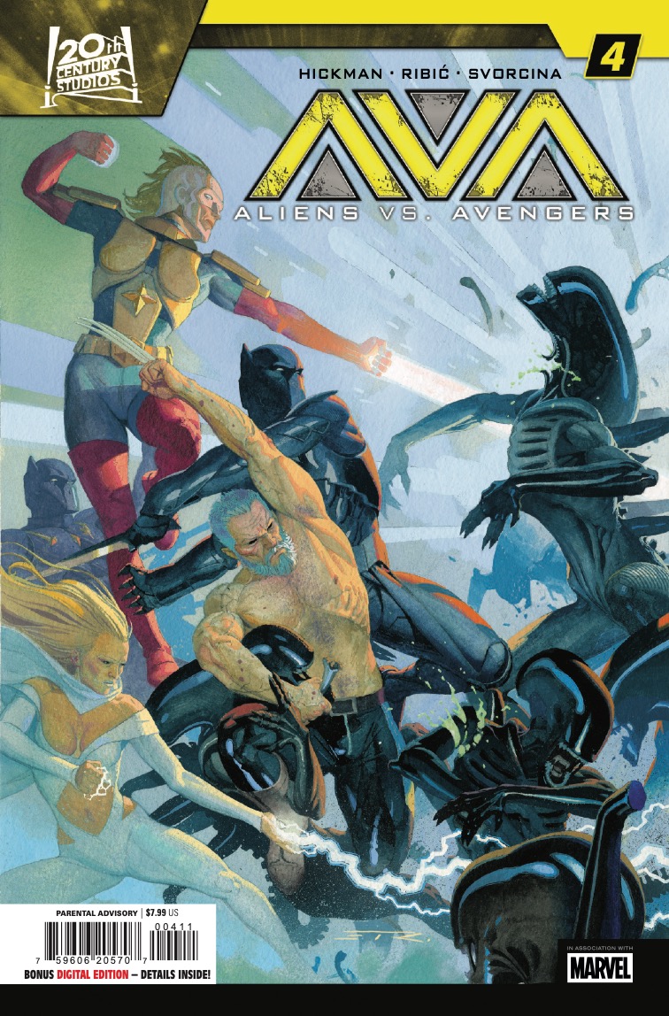 Marvel Preview: Aliens vs. Avengers #4