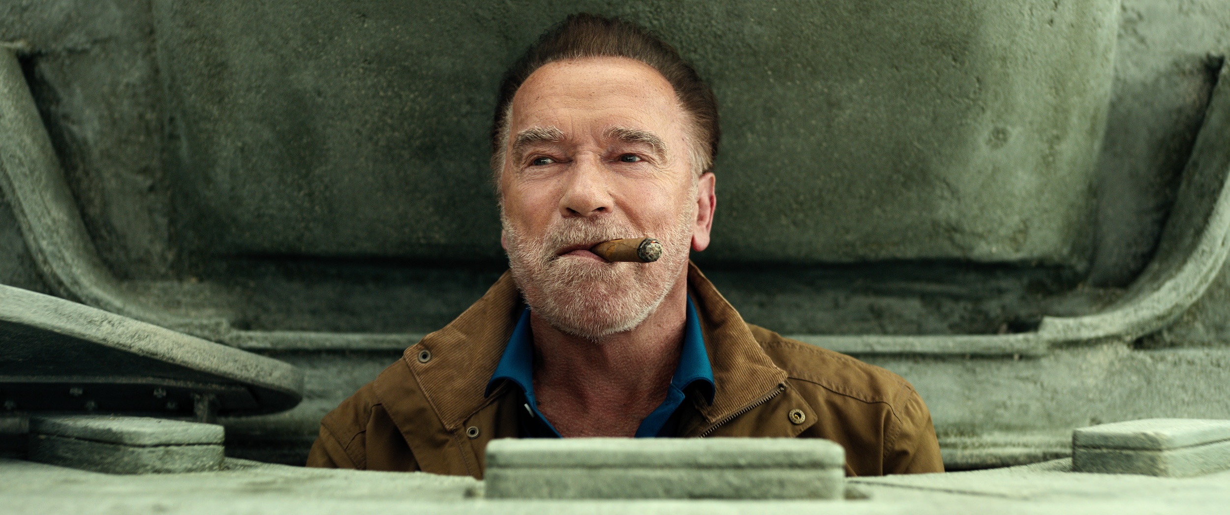 Fubar. Arnold Schwarzenegger as Luke Brunner in episode 205