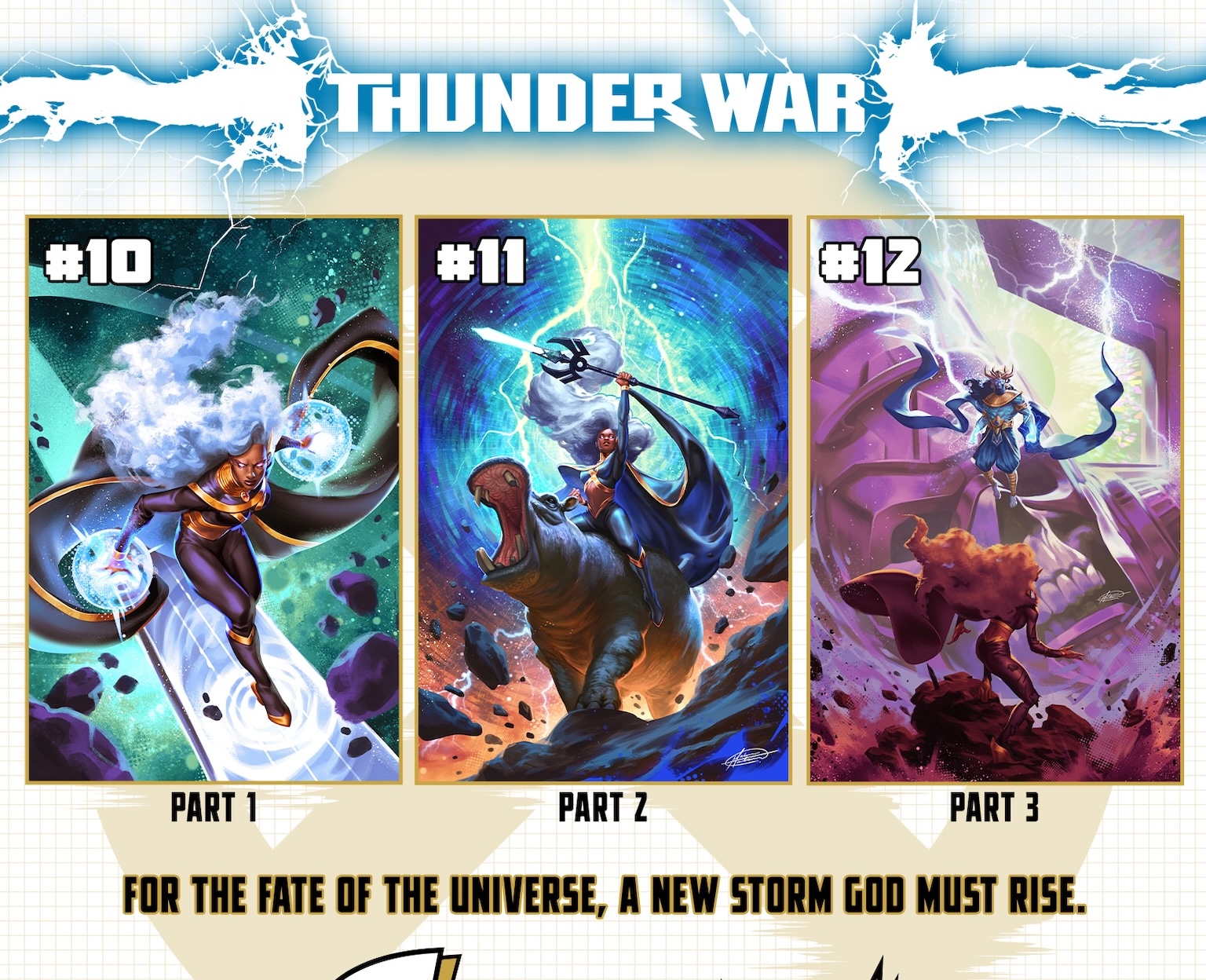 Marvel details Storm's "Thunder War" three-part 2025 event
