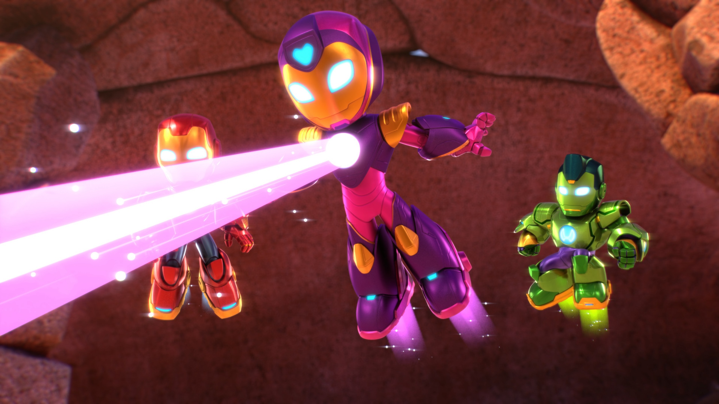 MARVEL’S IRON MAN AND HIS AWESOME FRIENDS - “The Iron Friends Go Camping” IRON MAN, IRONHEART, IRON HULK