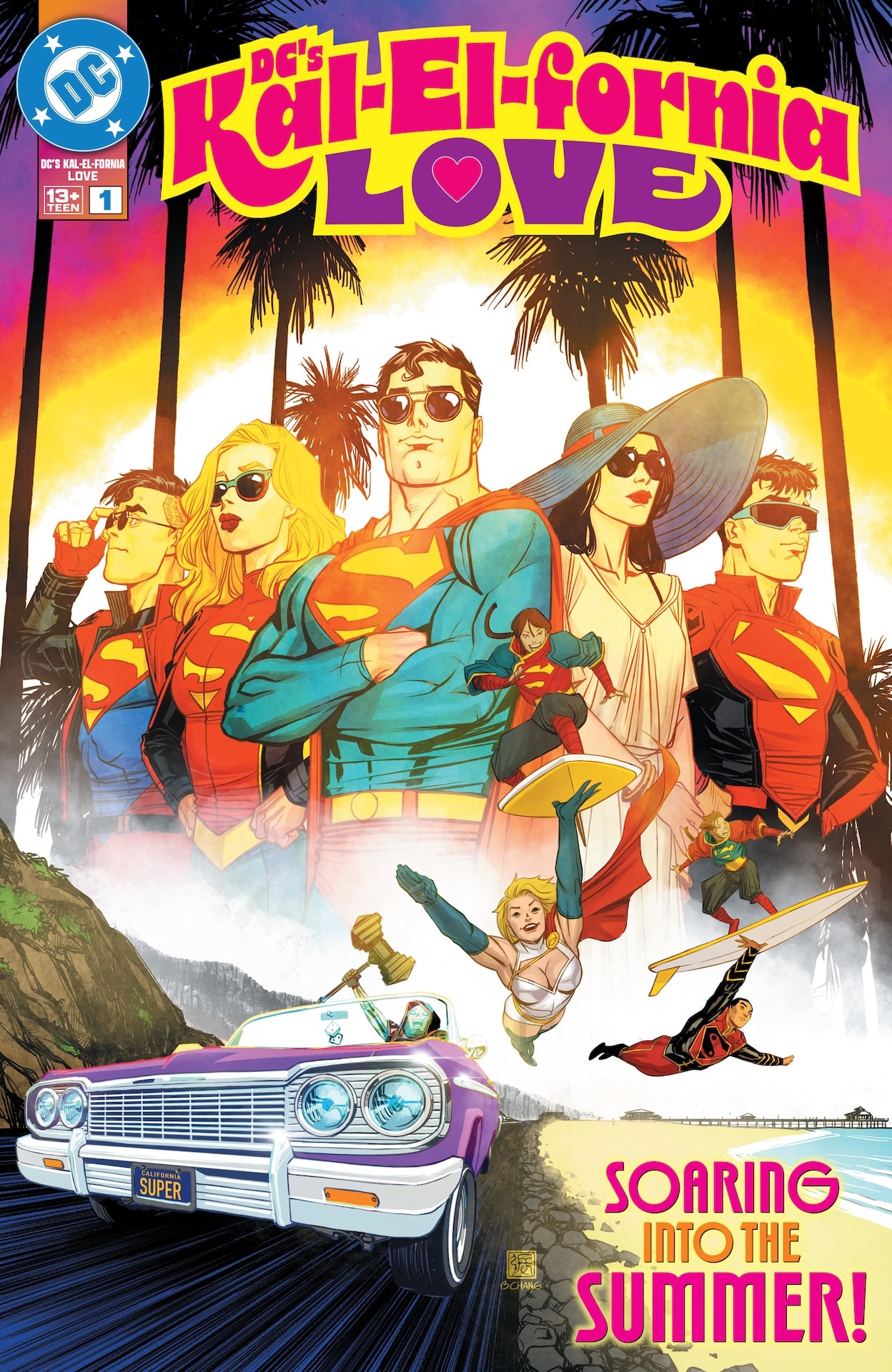 DC Preview: DC's Kal-El-Fornia Love #1