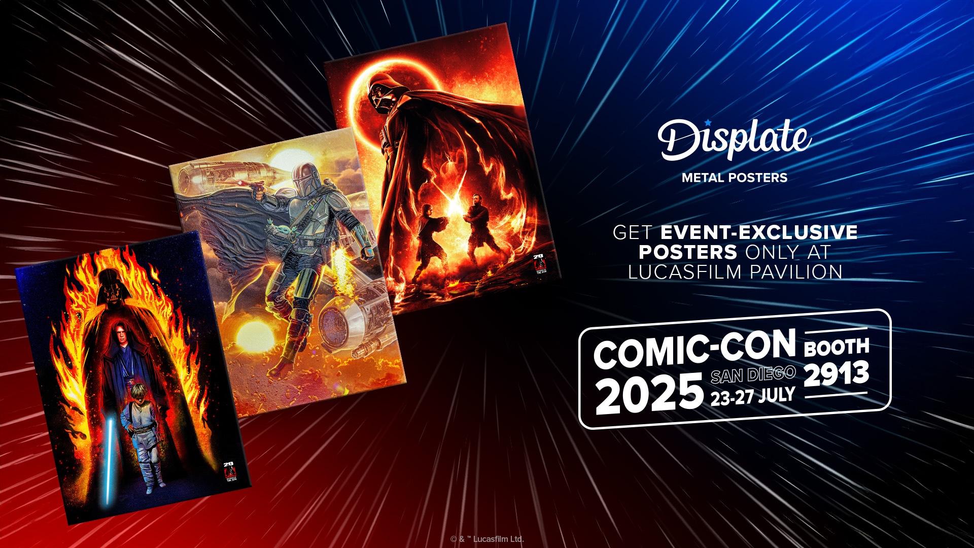 Displate SDCC exclusives