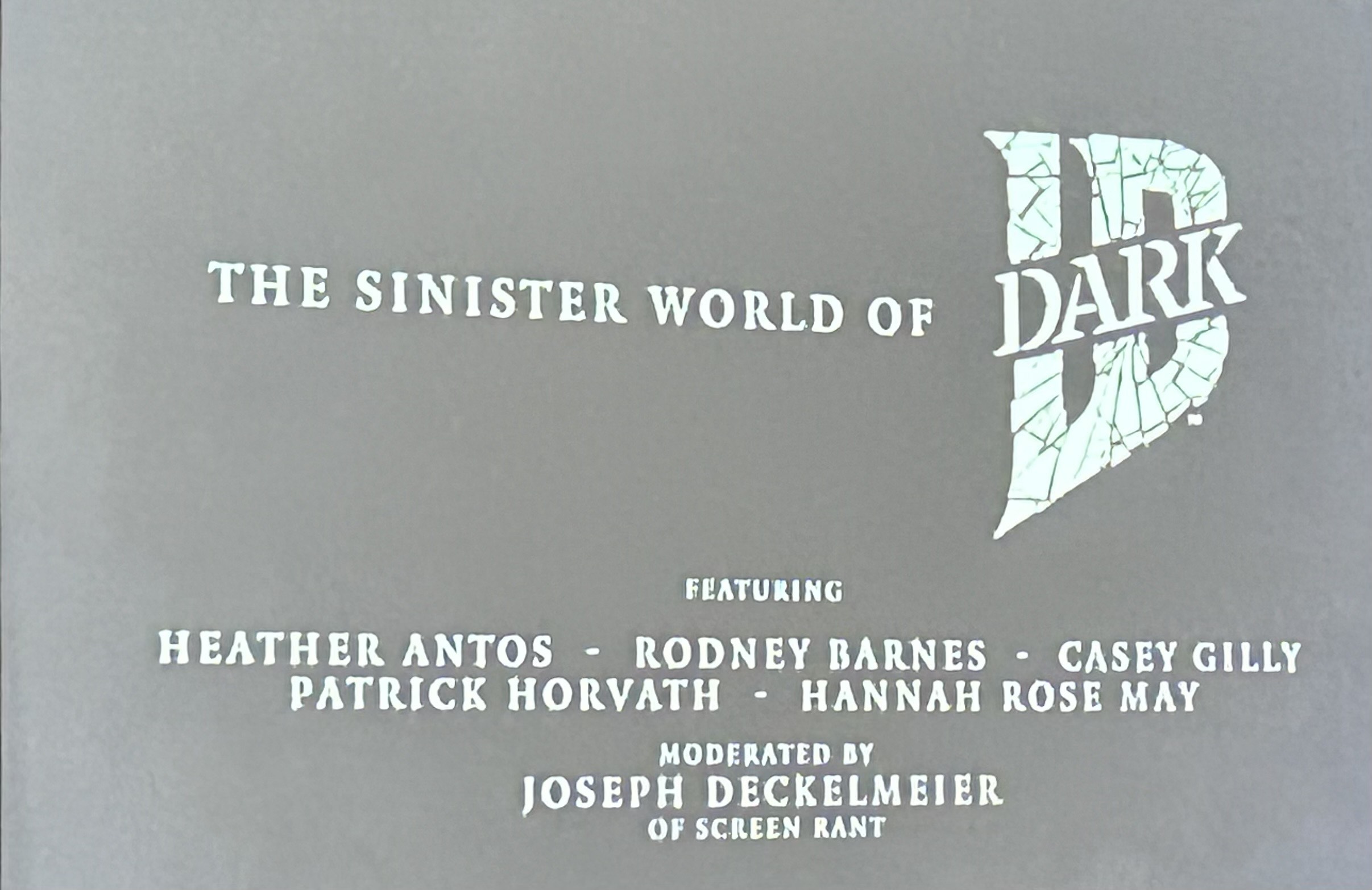 IDW Dark SDCC 2025 Panel