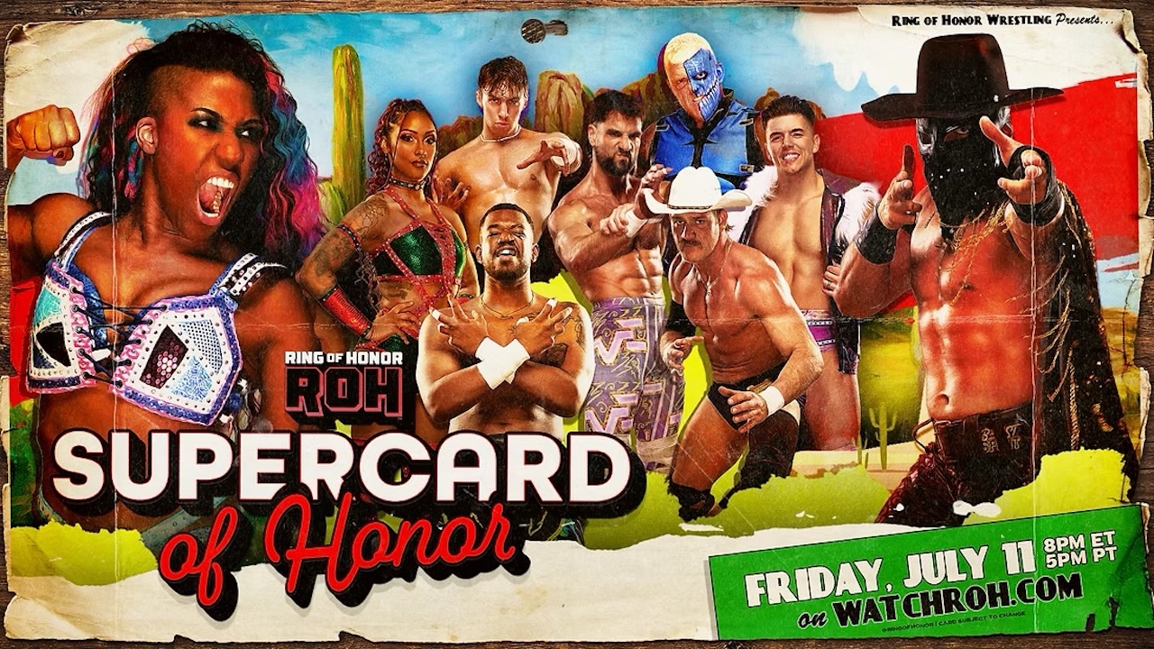 ROH Supercard of Honor 2025 card, start time, how to watch