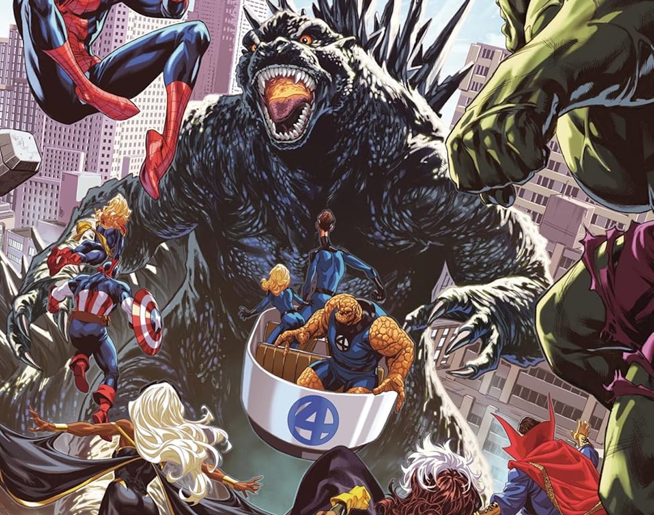 'Godzilla Destroys the Marvel Universe' #1 a kaiju love letter