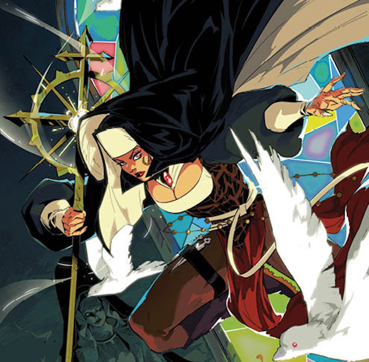 Tini Howard and Joe Jaro team up for bloody, bold new series Marian Heretic at BOOM! Studios