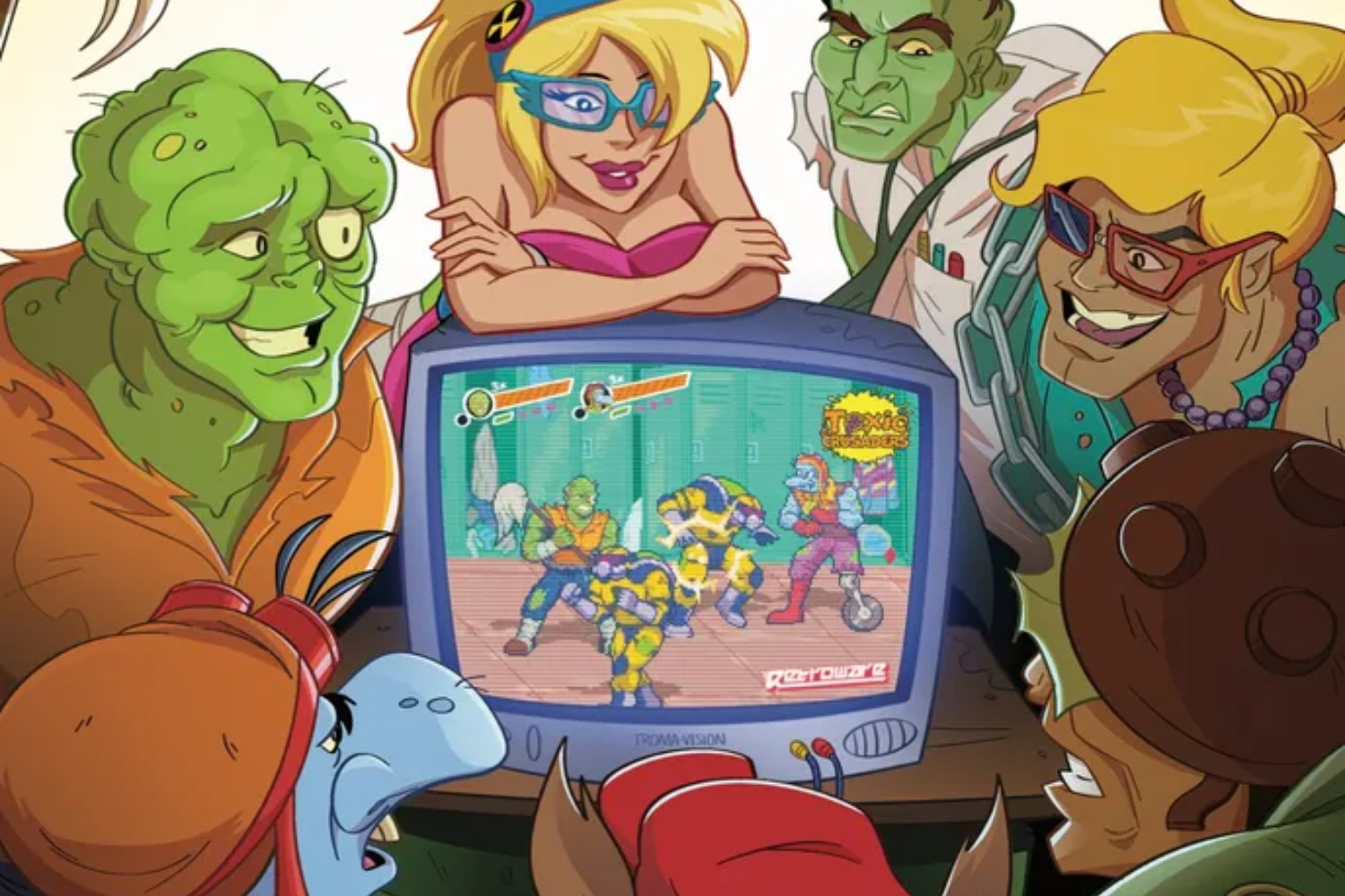 'Toxic Crusaders' #1 kicks things off right with personal turmoil, social relevance, and weaponized mucus