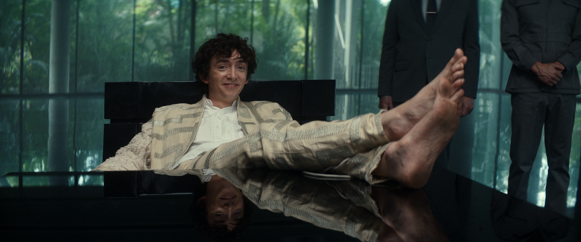 FX's Alien: Earth -- Pictured: Samuel Blenkin as Boy Kavalier.