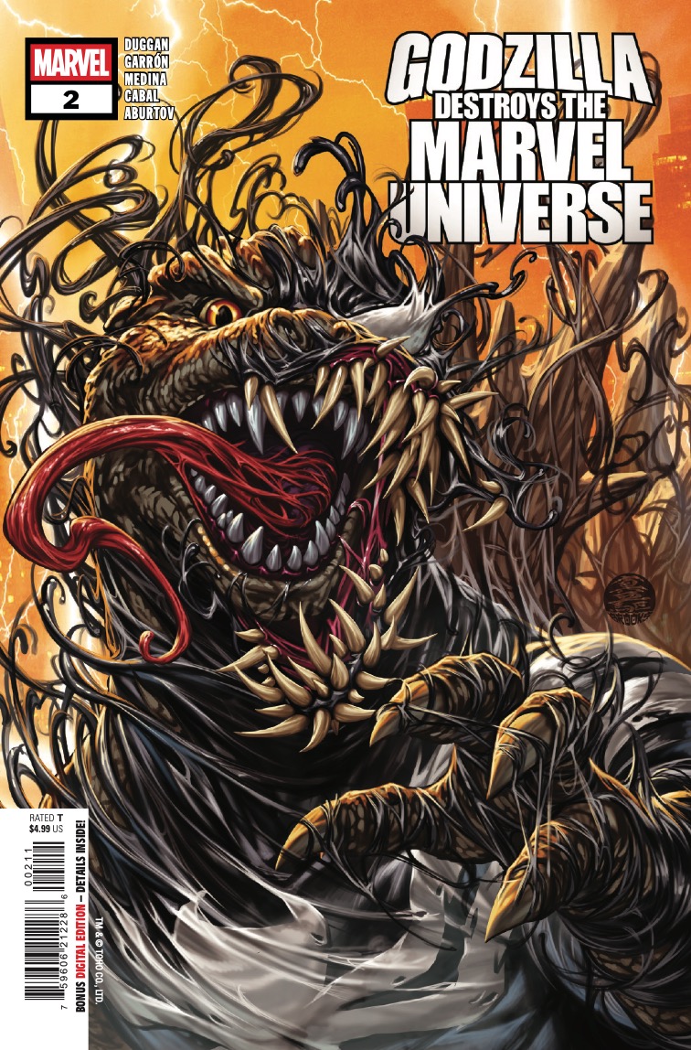 Marvel Preview: Godzilla Destroys the Marvel Universe #2