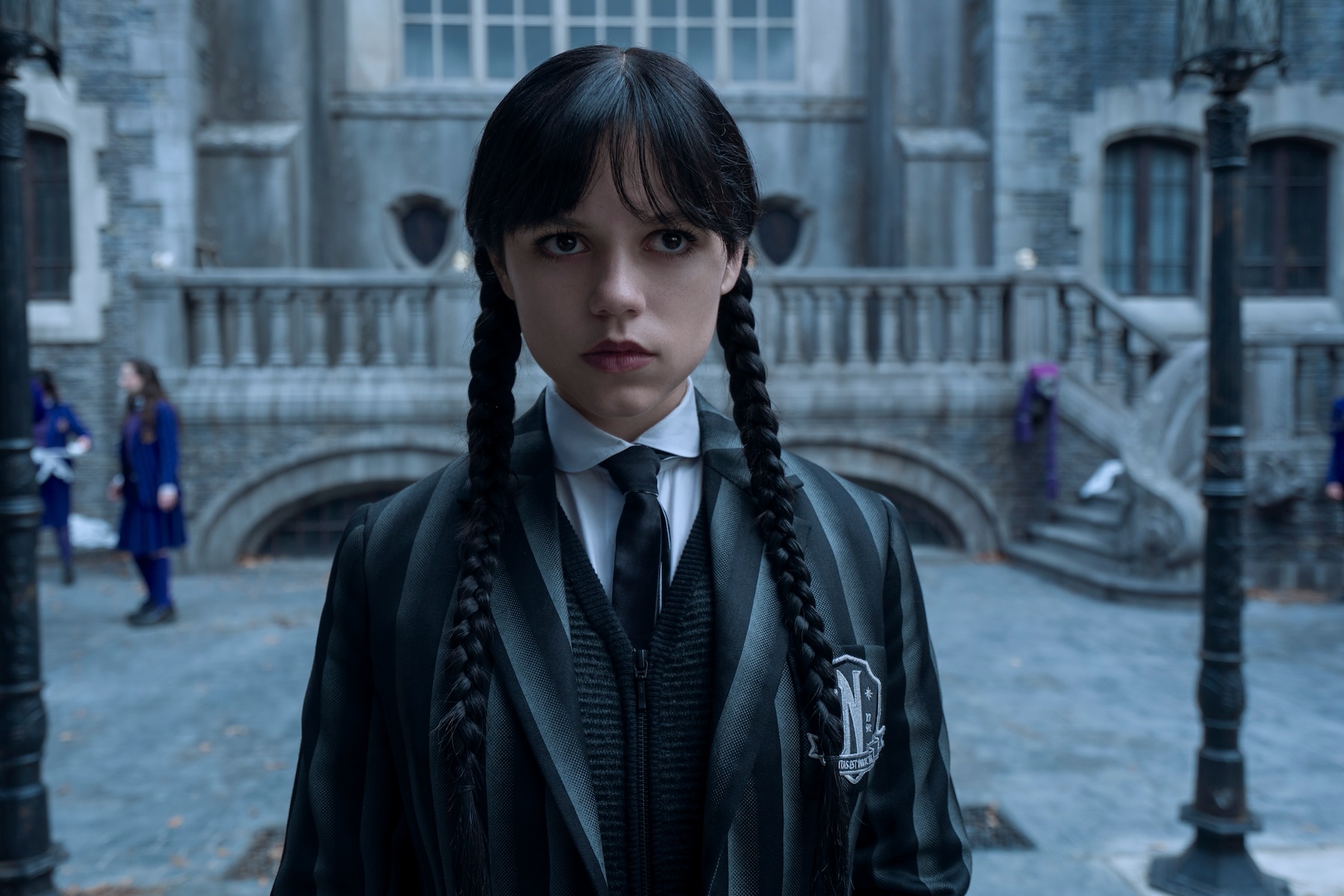 tv picks Wednesday. Jenna Ortega as Wednesday in episode 202 of Wednesday.