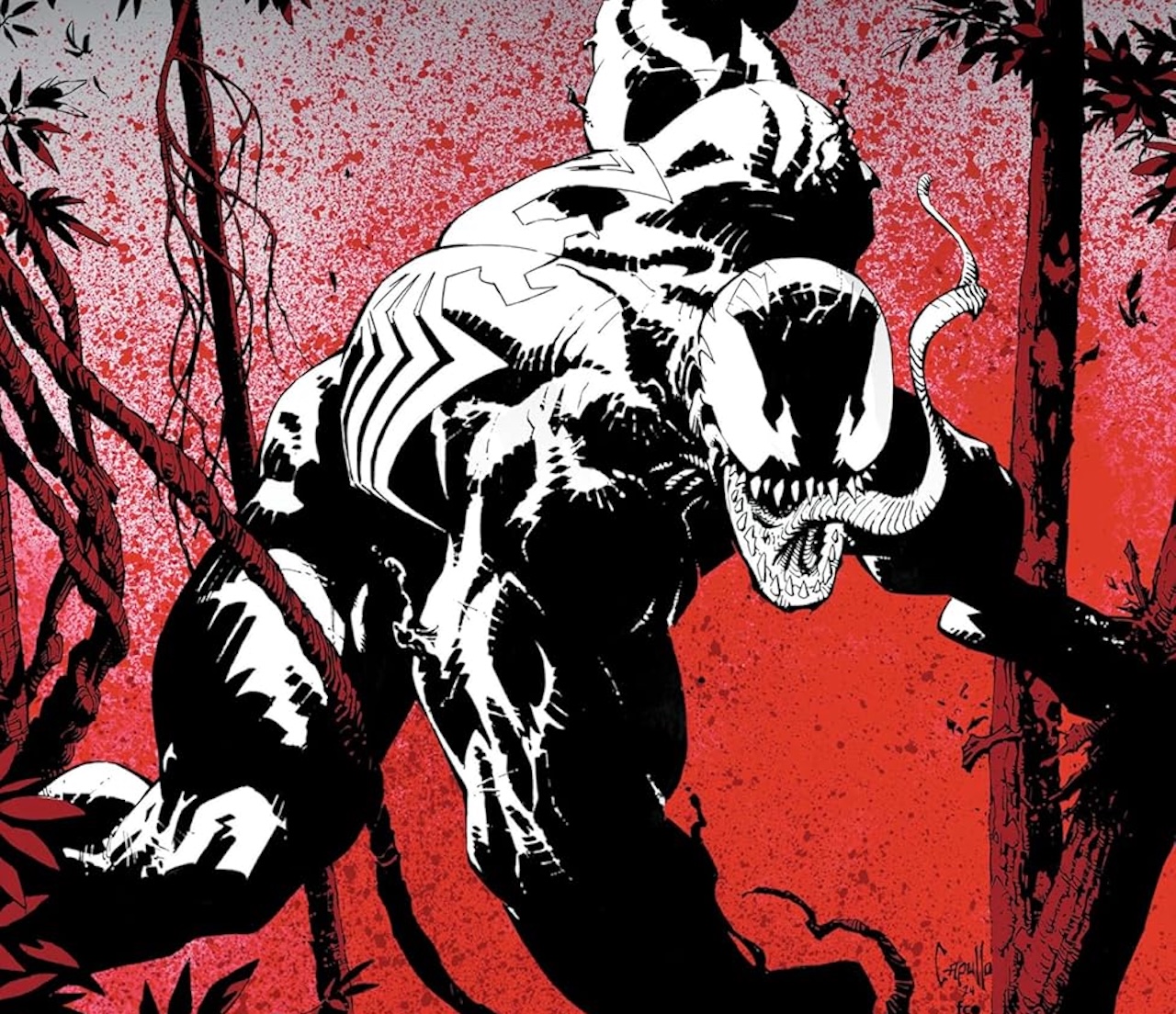'Venom: Black, White & Blood' #1 spotlights the character’s multifaceted identity