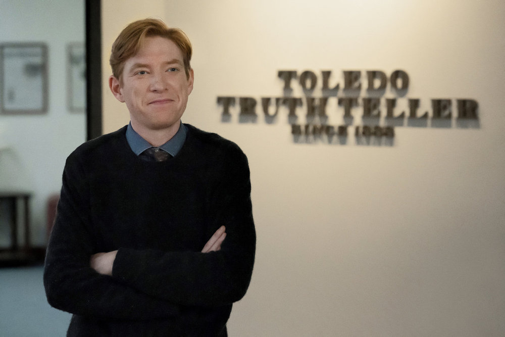 THE PAPER -- Episode 101 -- Pictured: Domhnall Gleeson as Ned
