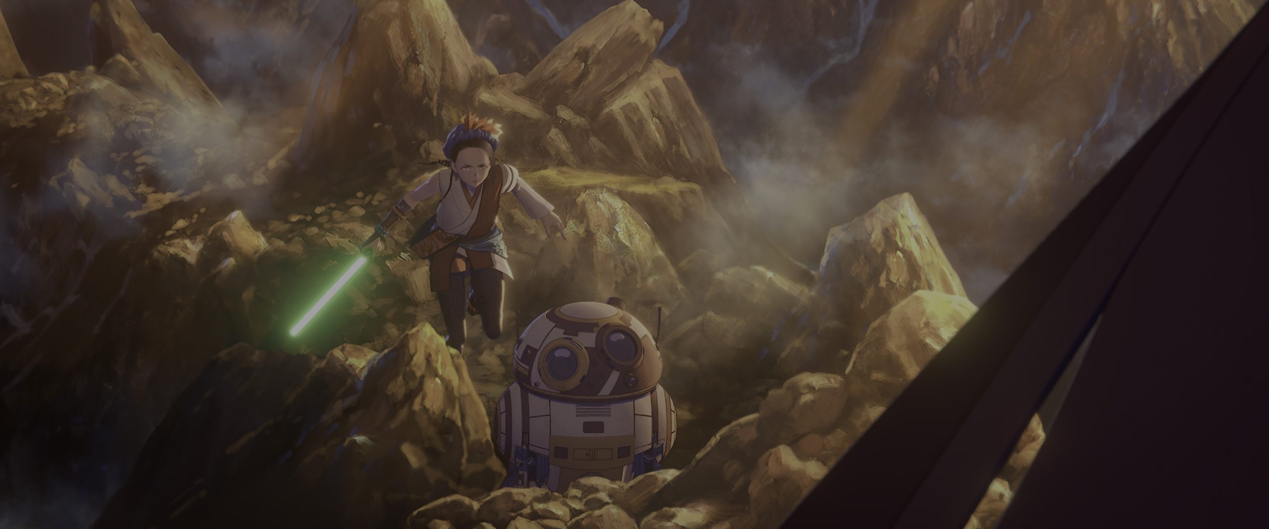 A scene from “The Bird of Paradise,” from Lucasfilm’s STAR WARS: VISIONS VOLUME 3