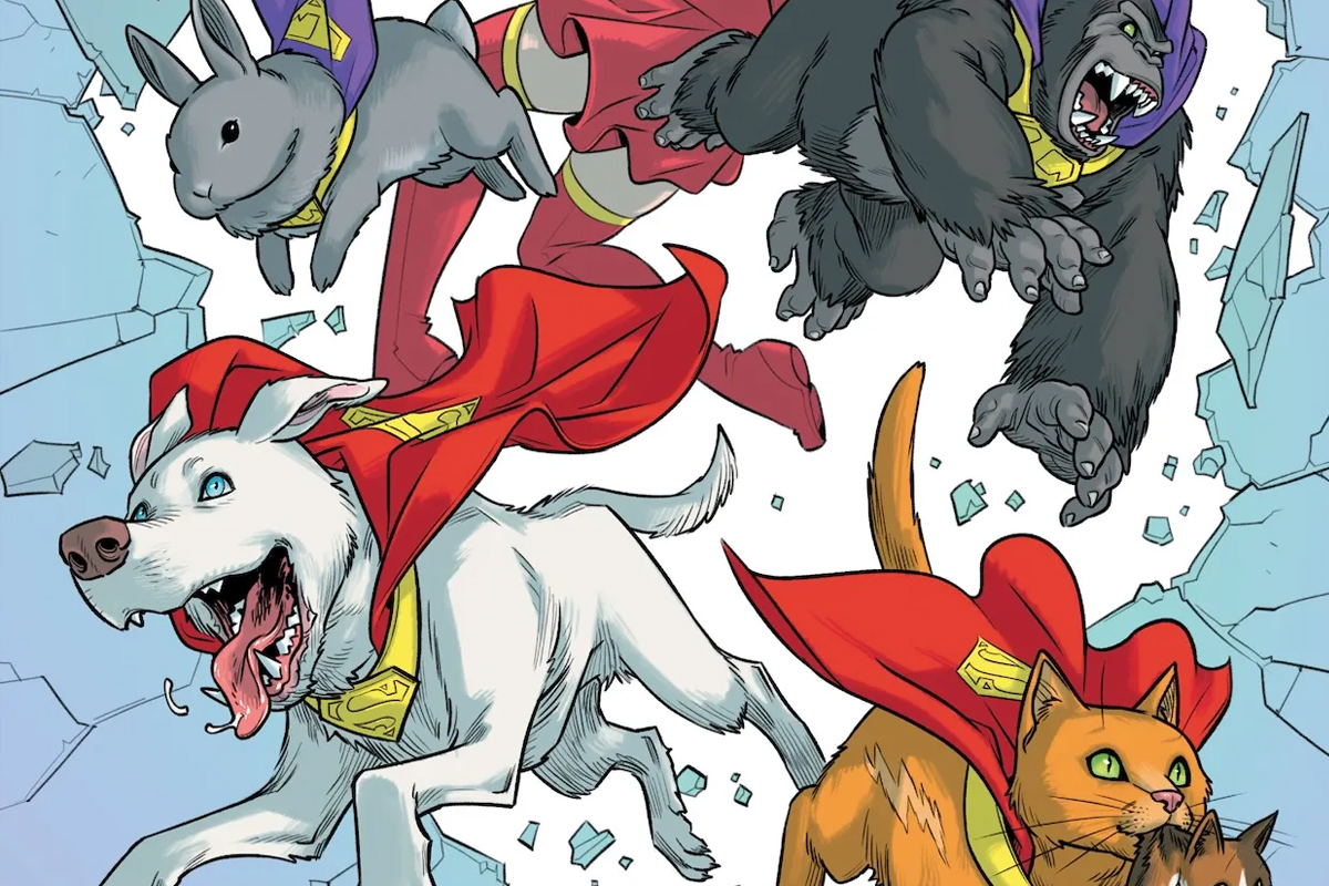 The Superpets run wild in Supergirl 5