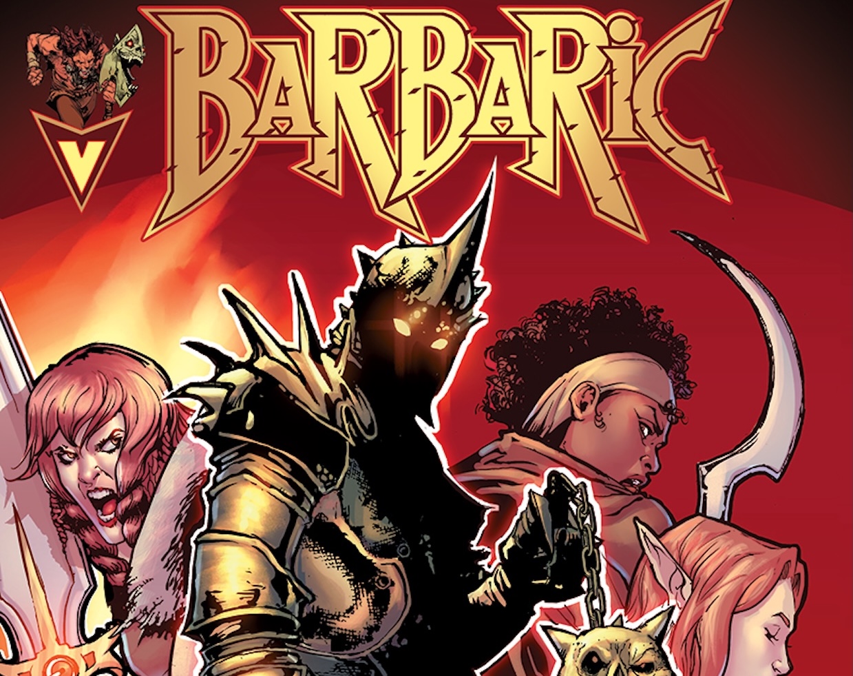 EXCLUSIVE Vault Preview: Barbaric: The Black Knight one-shot