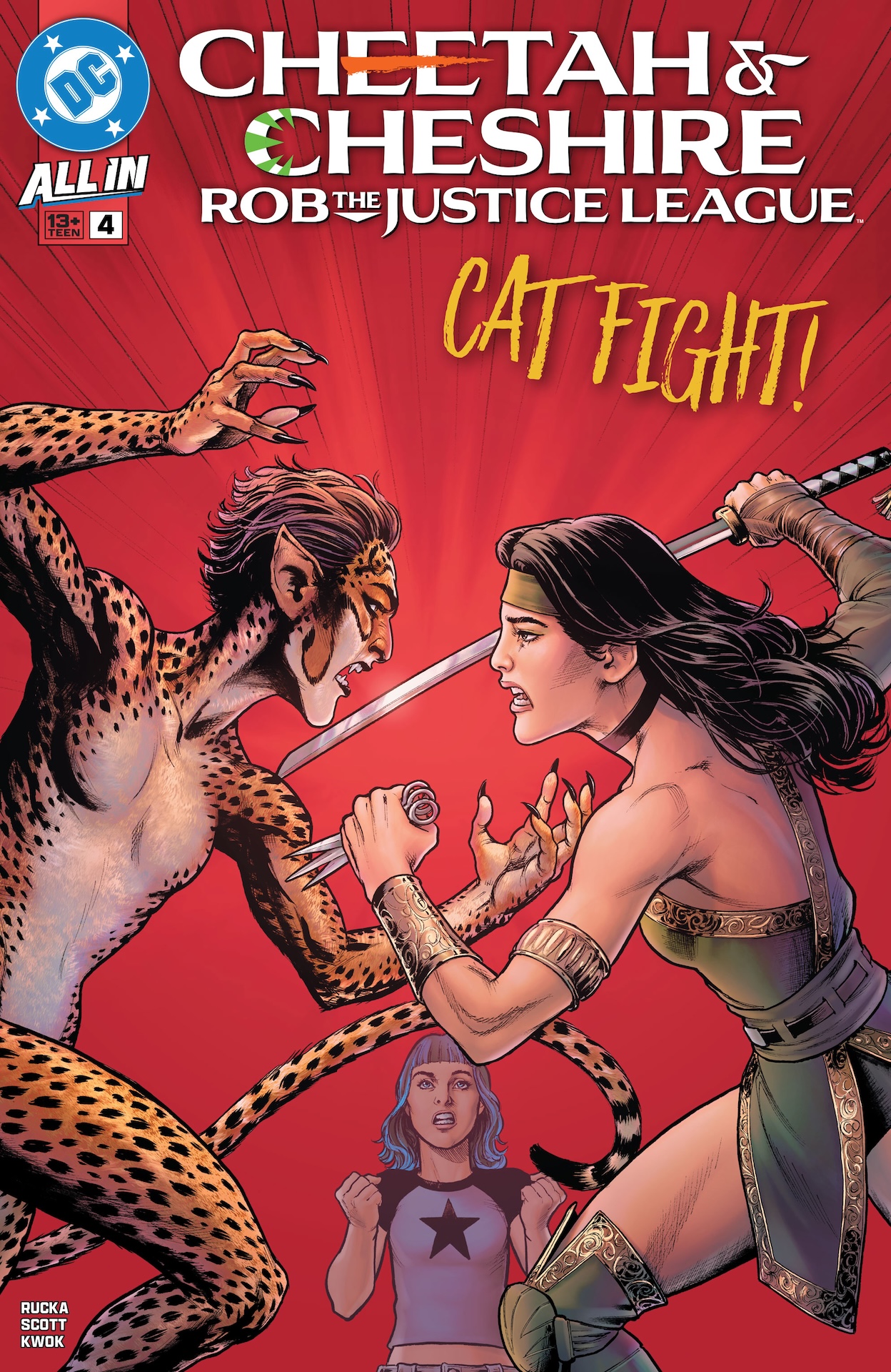 DC Preview: Cheetah and Cheshire Rob the Justice League #4