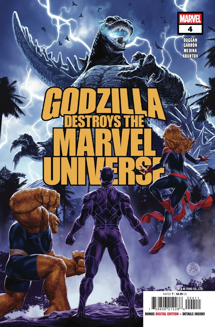 Marvel Preview: Godzilla Destroys the Marvel Universe #4