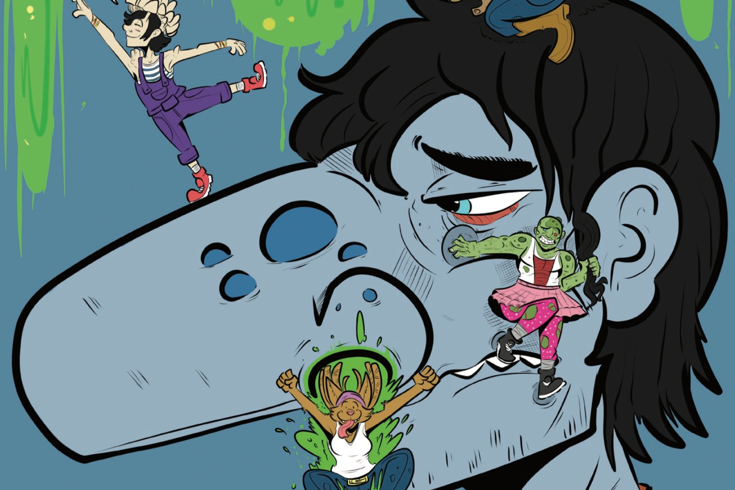 'Toxic Crusaders' #2 steps up big time with face-tearing, friendship, and laser-focused satire