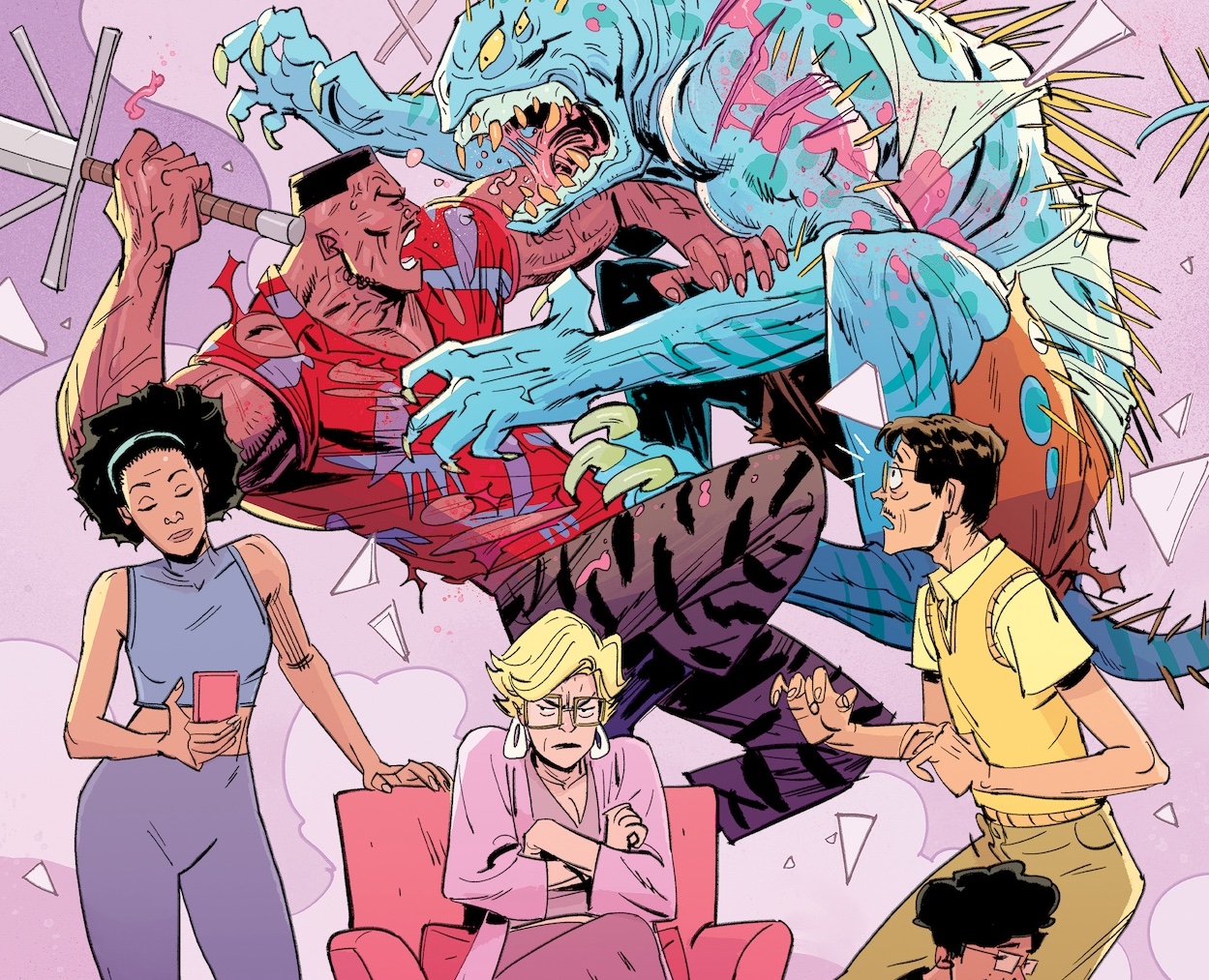 Your parents aren’t ready for this comic, but these parents are 3,000-year-old barbarian warriors