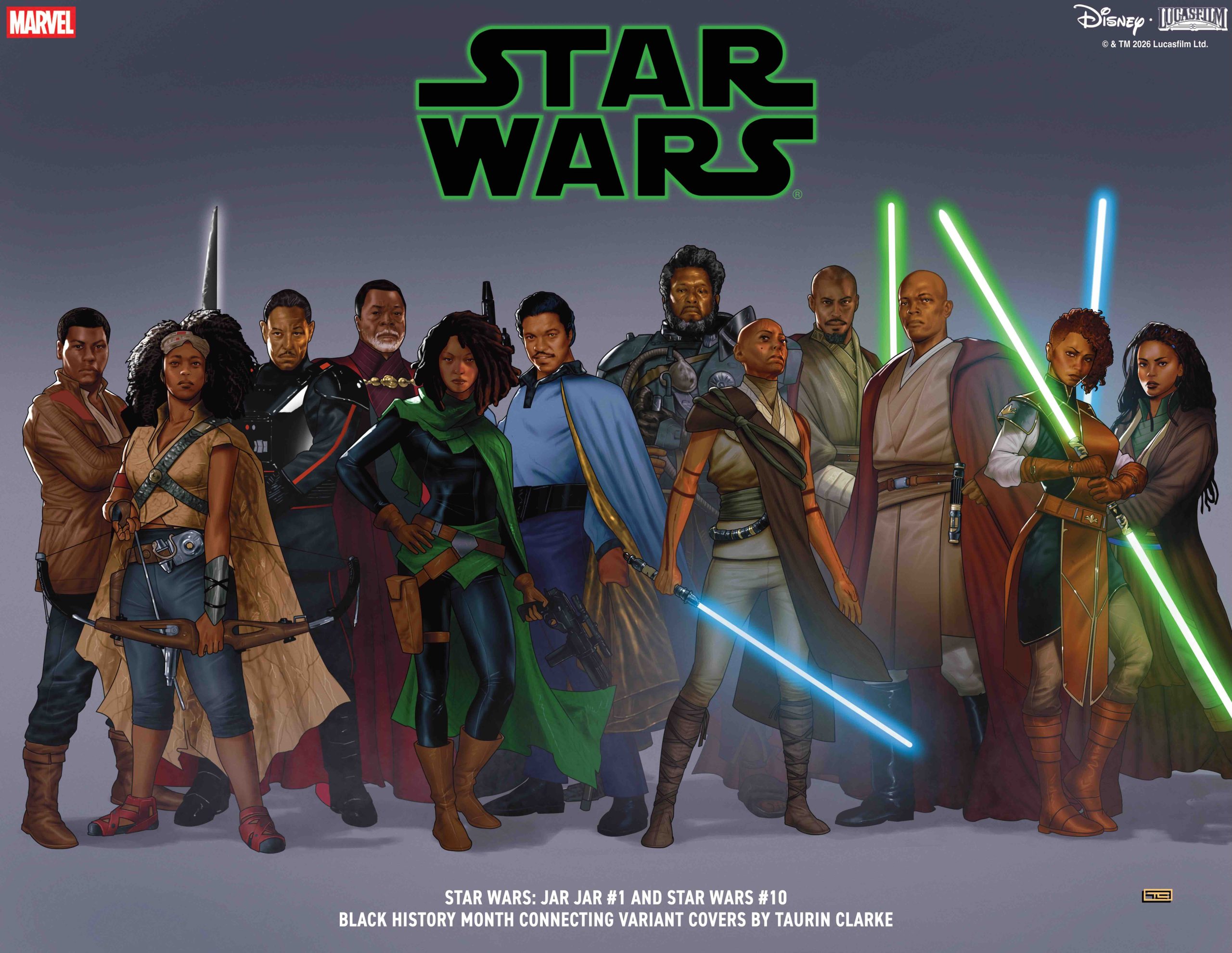 Marvel unveils Star Wars Black History Month connecting covers