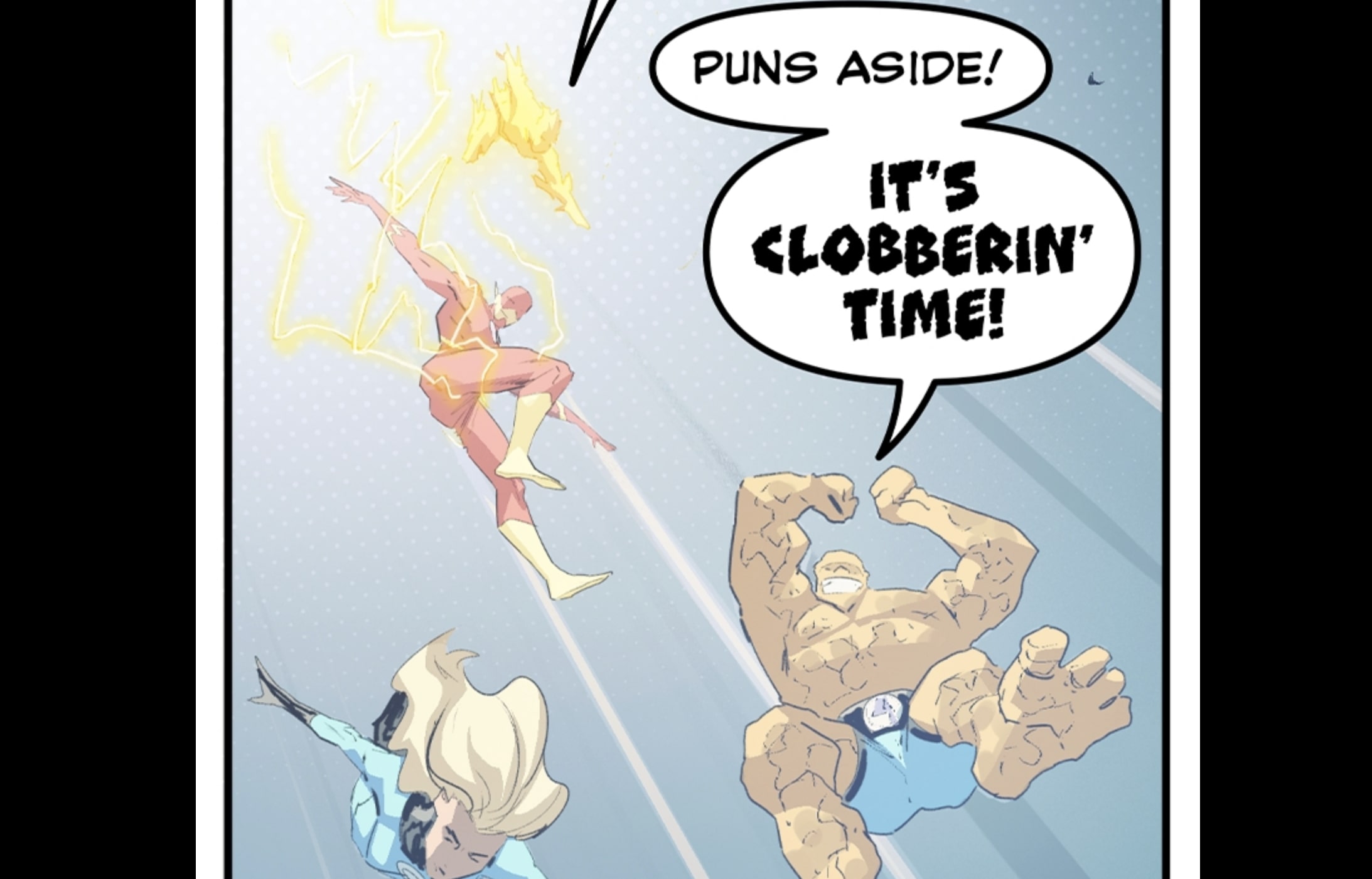 Surprise! 'DC/Marvel: The Flash/Fantastic Four' now available to read