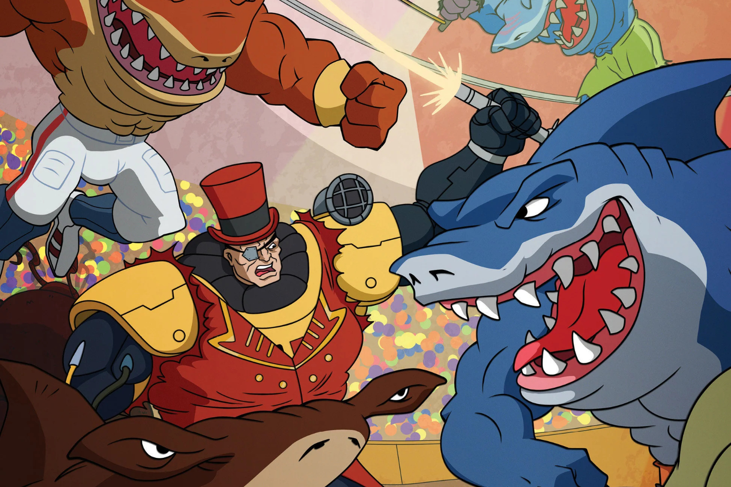 'Street Sharks' #2 is a cartoon in comic book form (and why that's good and bad)