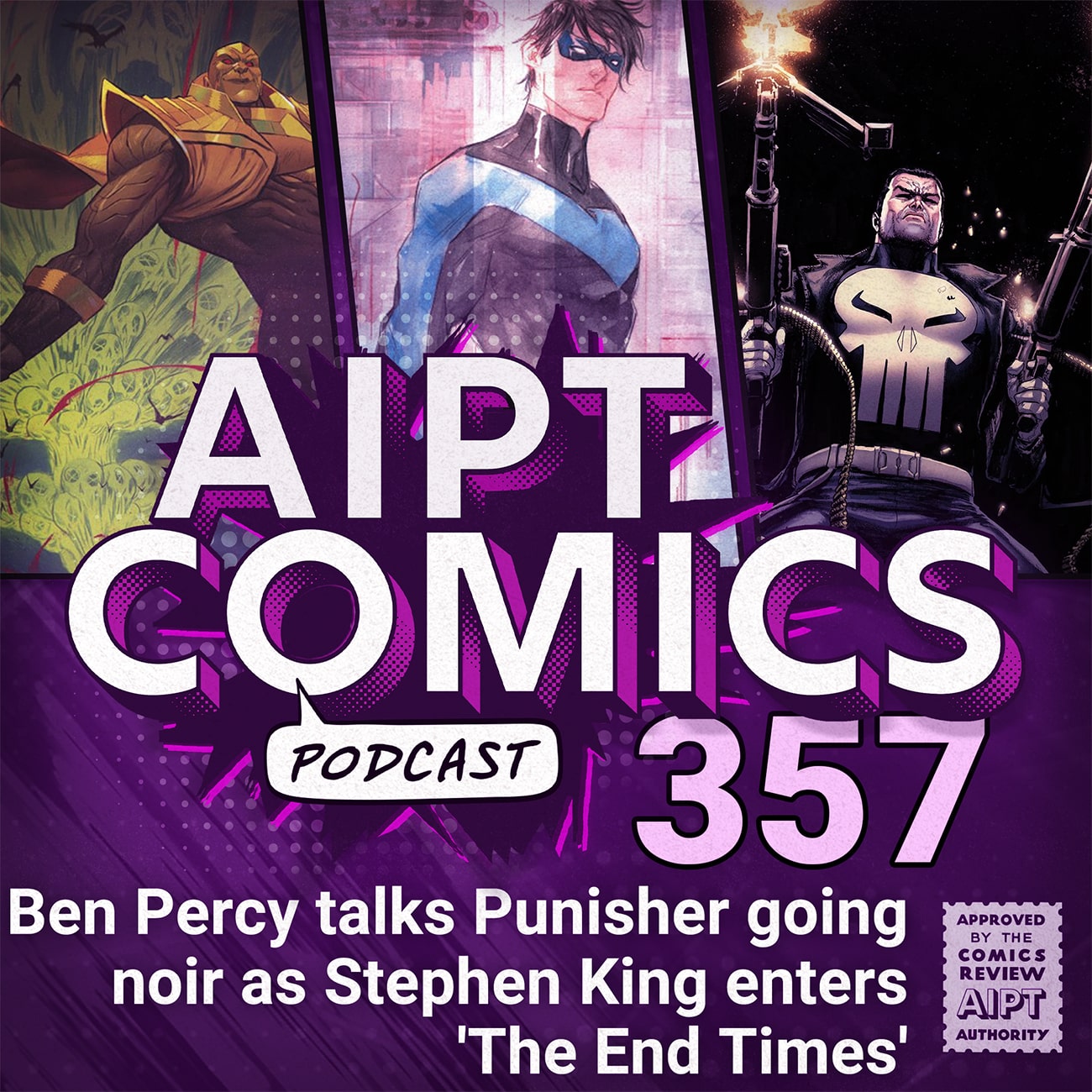 AIPT Comics Podcast Episode 357: Punisher goes noir as Stephen King enters 'The End Times'