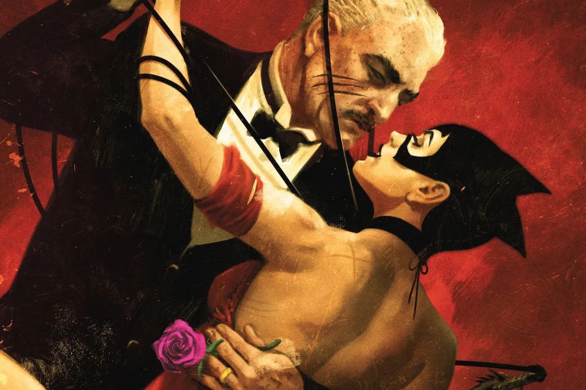 Carmine Falcone and Selina Kyle dance in Catwoman 82