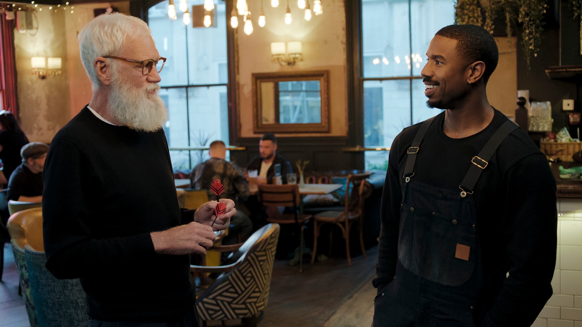 TV picks - (L to R) David Letterman, Michael B. Jordan in episode 604 of My Next Guest Needs No Introduction with David Letterman