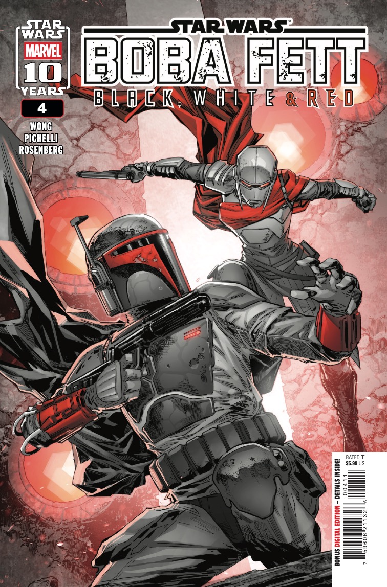 Marvel Preview: Star Wars: Boba Fett – Black, White & Red #4