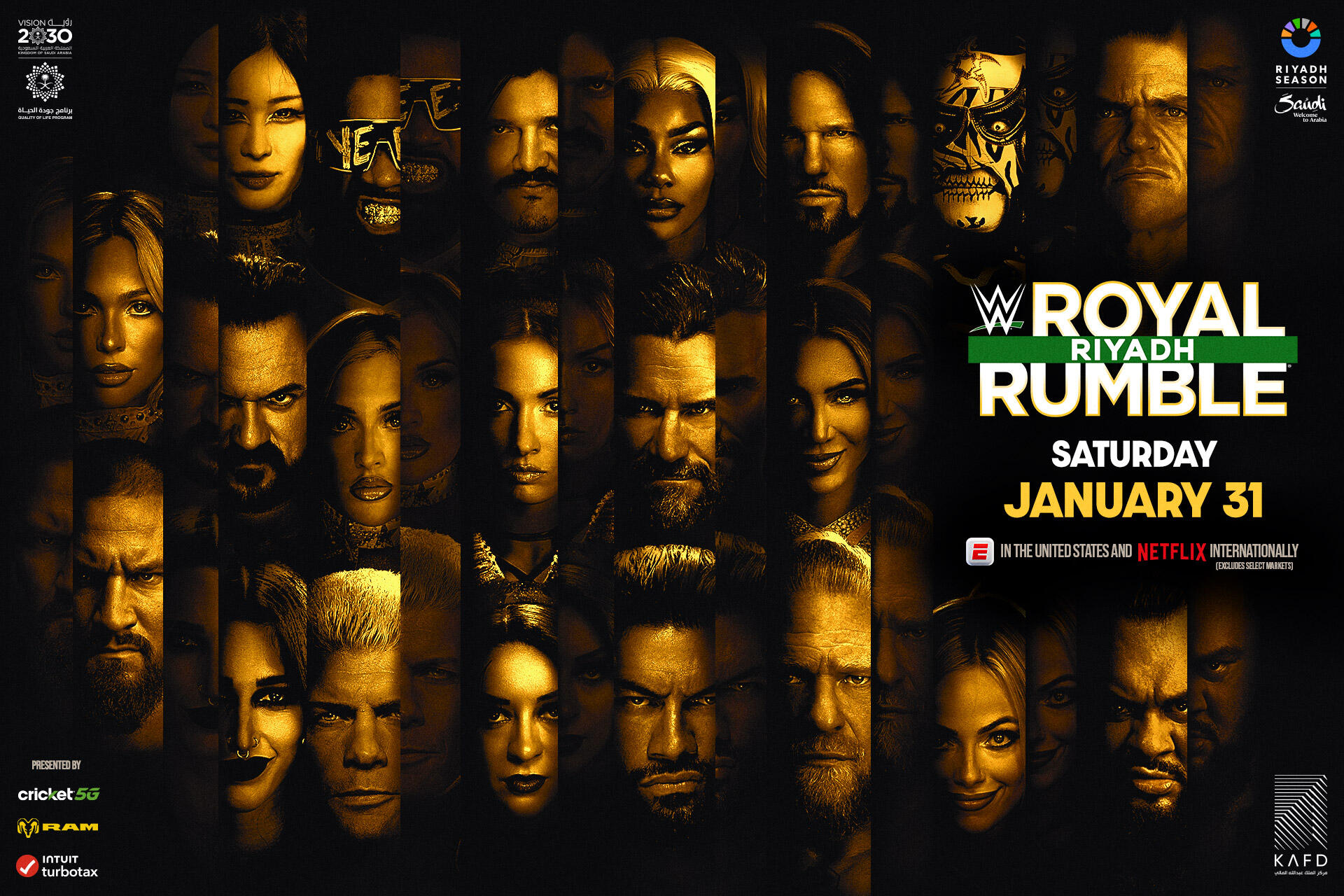 WWE Royal Rumble 2026 card, start time, how to watch